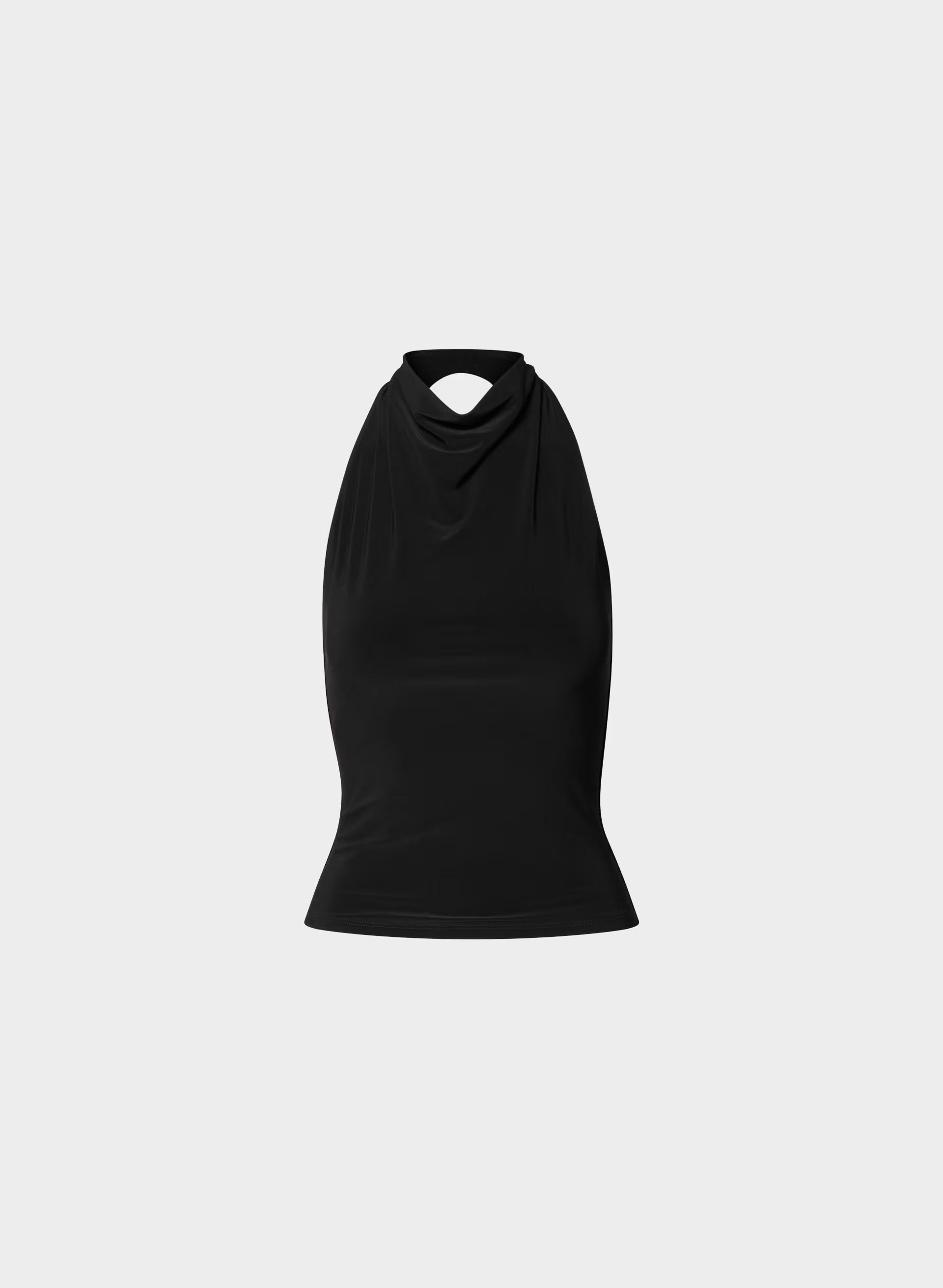 Smooth Matter™ Tower Halter Top - BLACK
