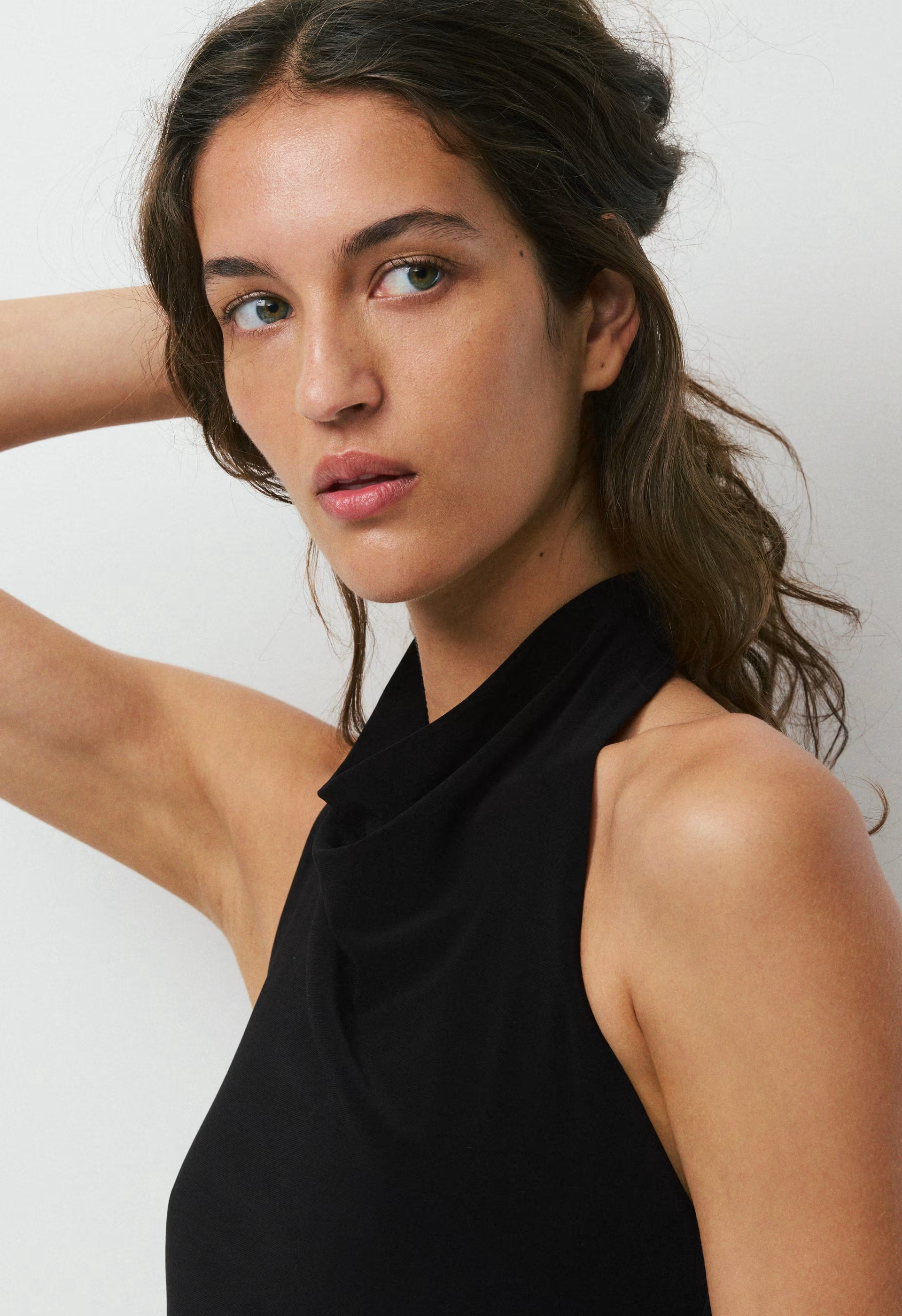Smooth Matter™ Tower Halter Top - BLACK