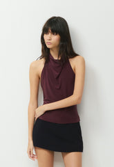 Smooth Matter™ Tower Halter Top - GALA PLUM