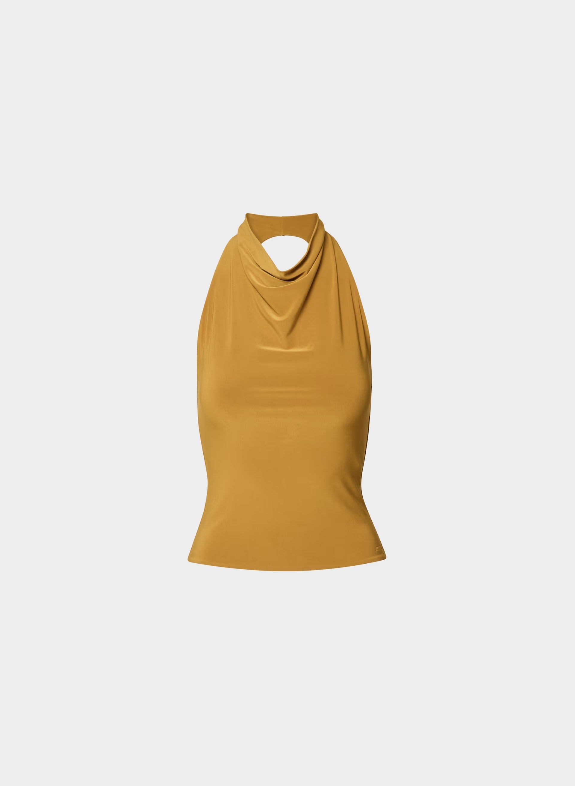 Smooth Matter™ Tower Halter Top - SHERRY OCHRE