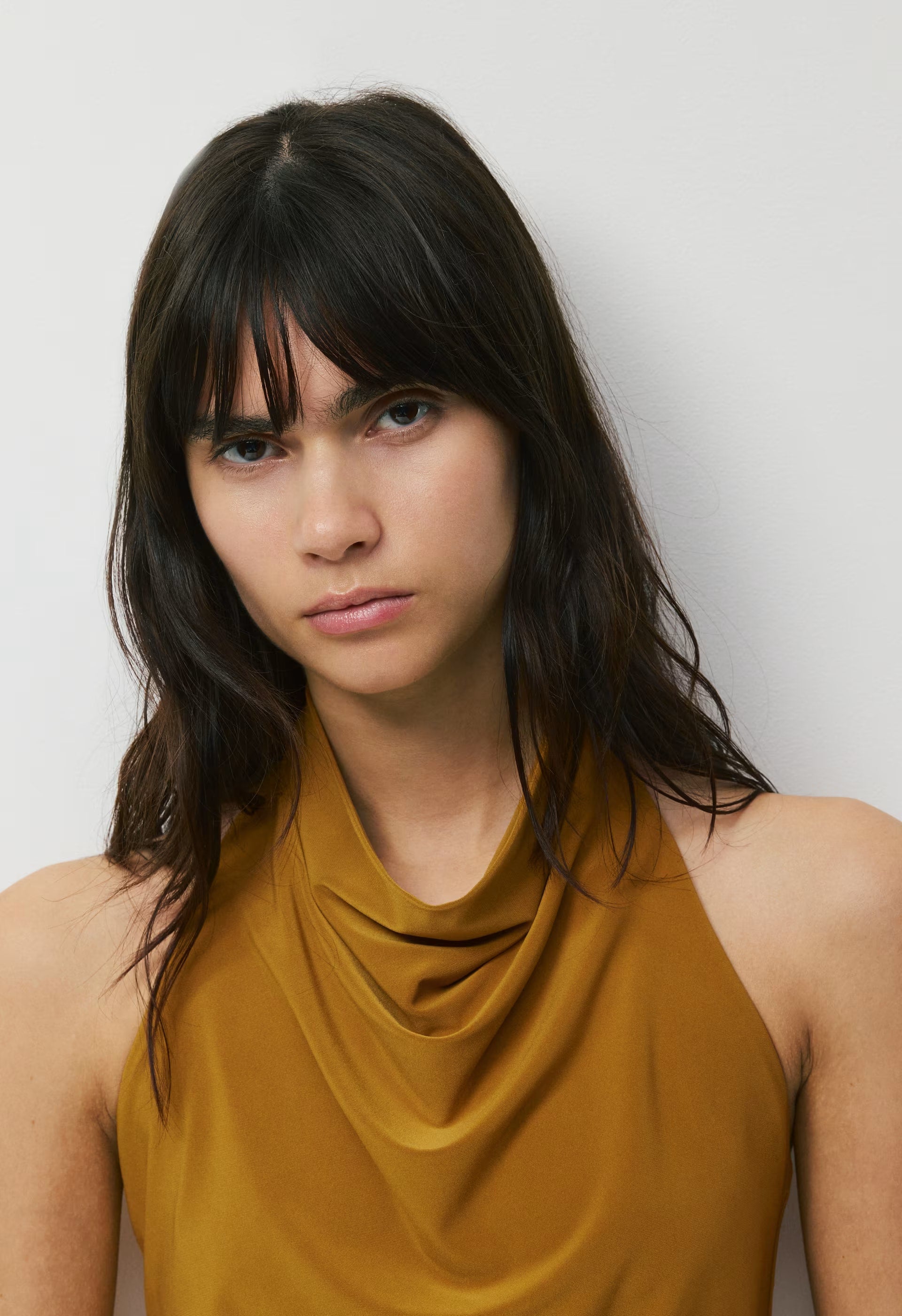 Smooth Matter™ Tower Halter Top - SHERRY OCHRE