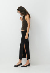 Smooth Matter™ Tower Halter Top - CACAO NIB BROWN