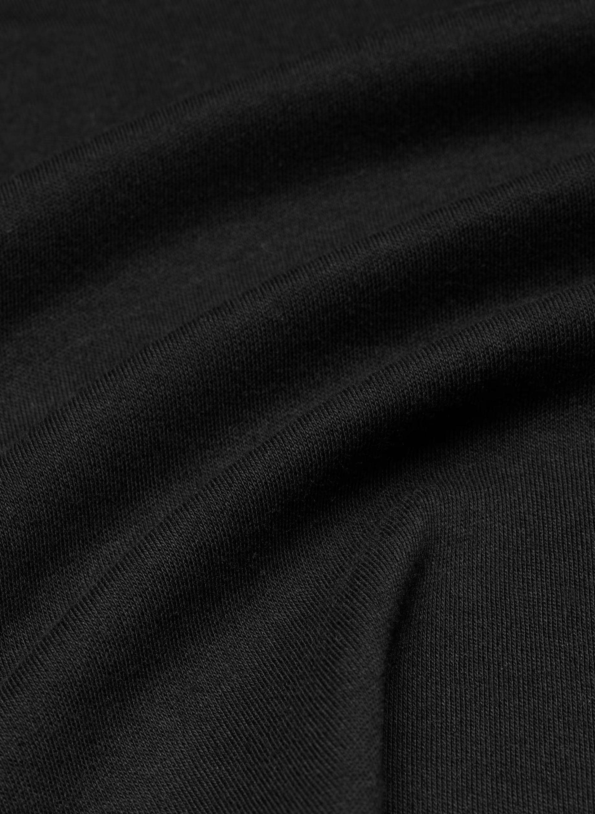 InterLock Cotton Wirth T-Shirt - BLACK