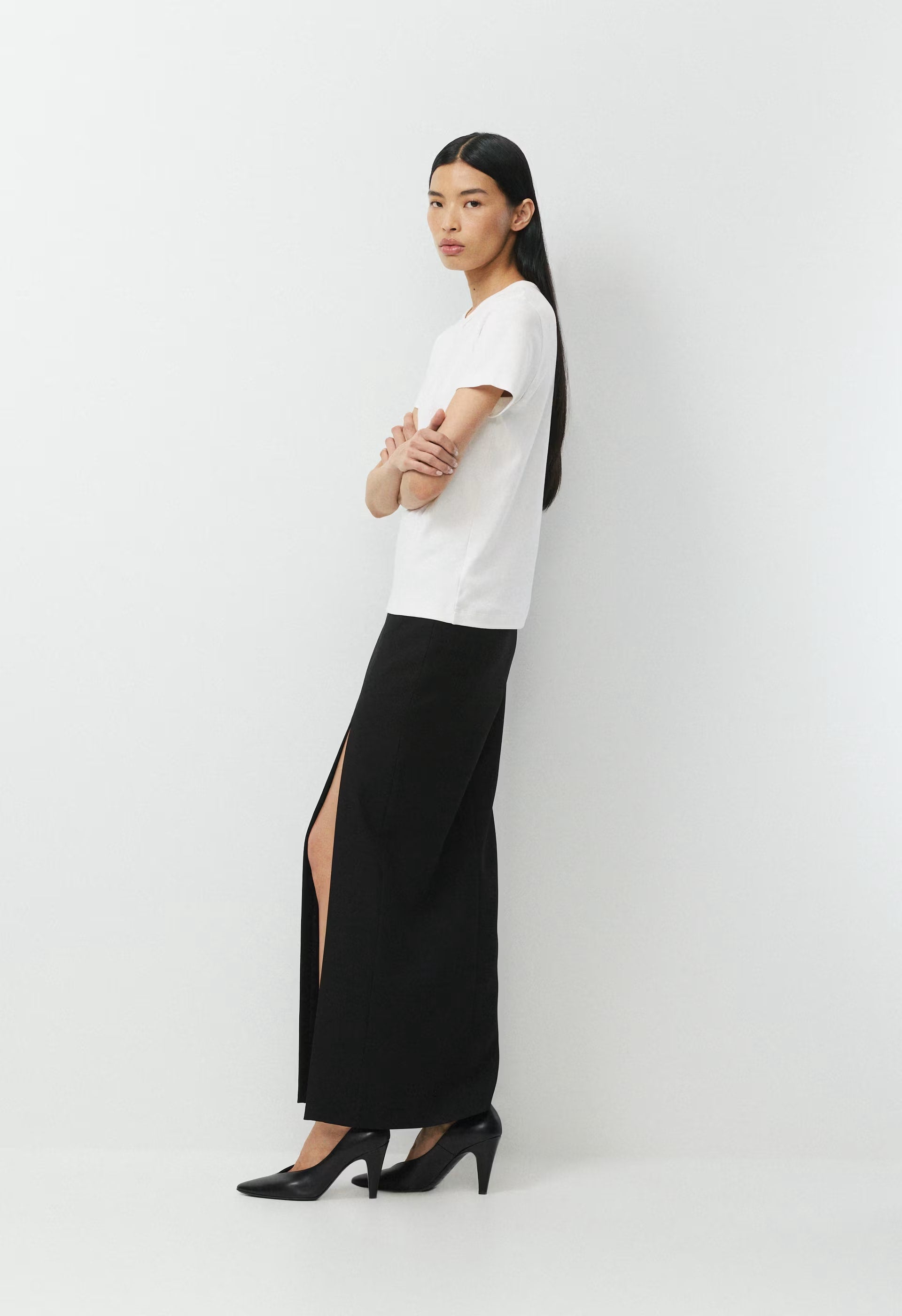 InterLock Cotton Wirth T-Shirt - BLACK