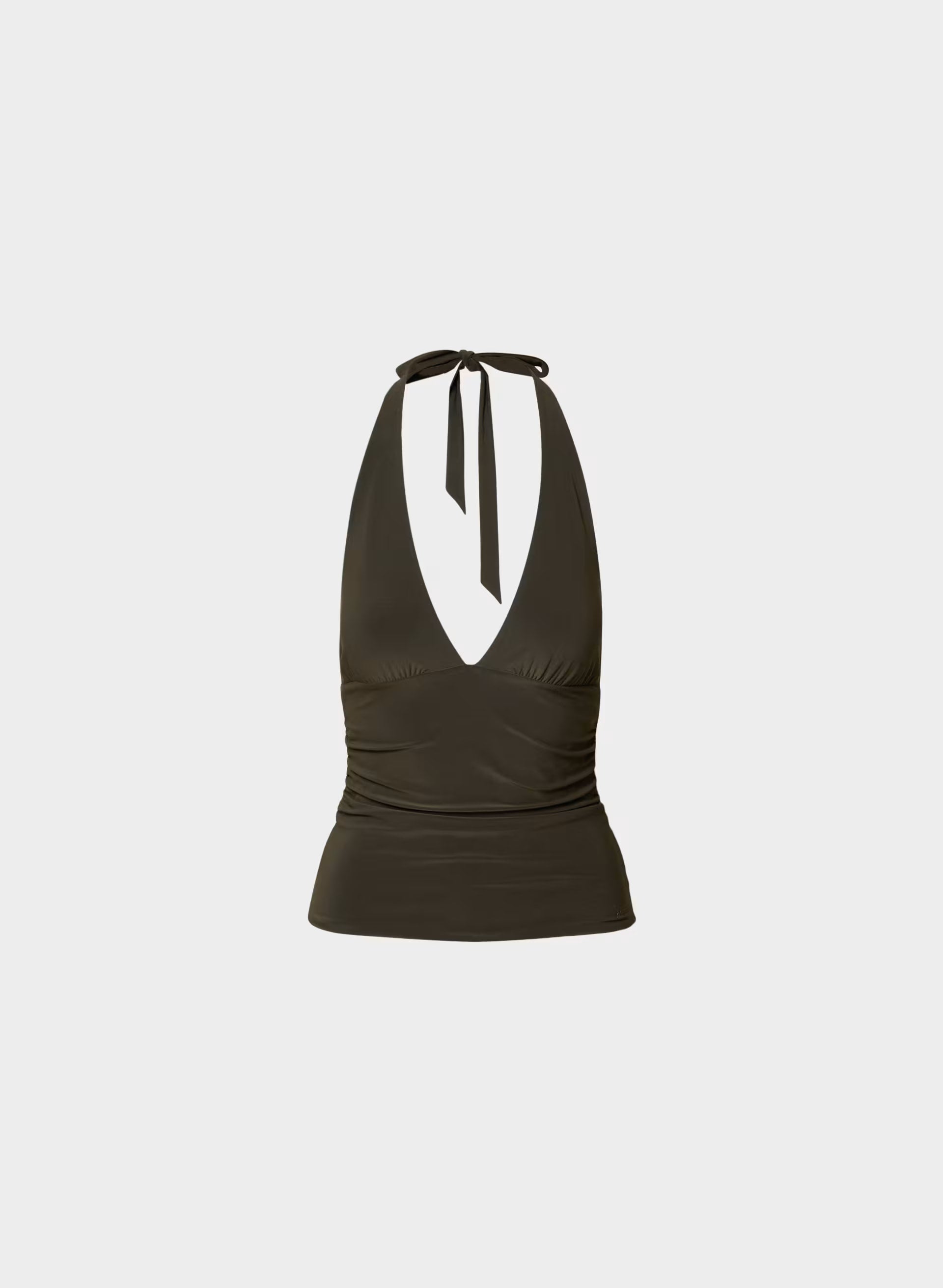 Smooth Matter™ Wylder Halter Top - CACAO NIB BROWN