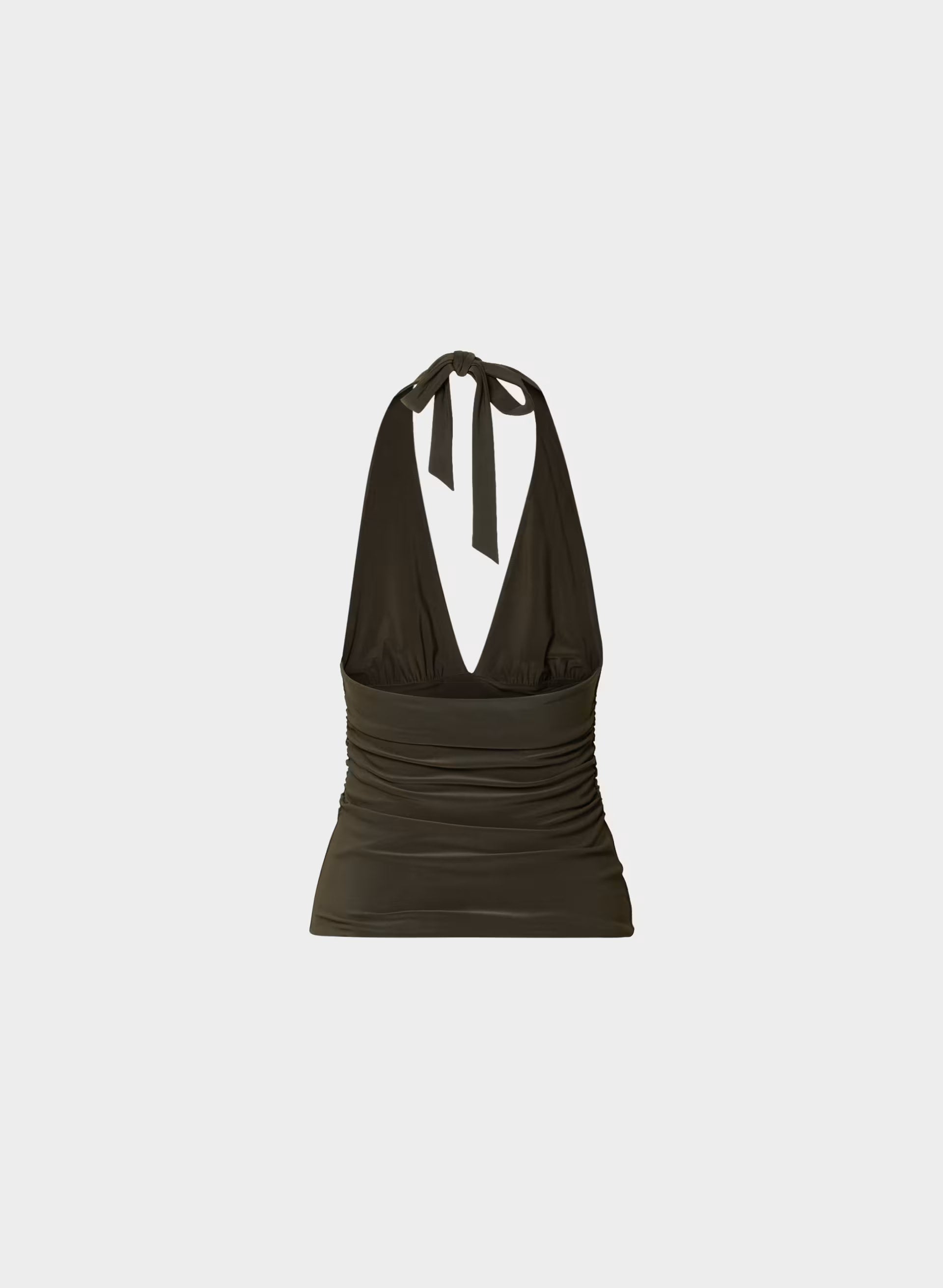 Smooth Matter™ Wylder Halter Top - CACAO NIB BROWN