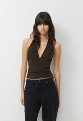 Smooth Matter™ Wylder Halter Top - CACAO NIB BROWN