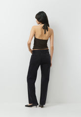 Smooth Matter™ Wylder Halter Top - CACAO NIB BROWN