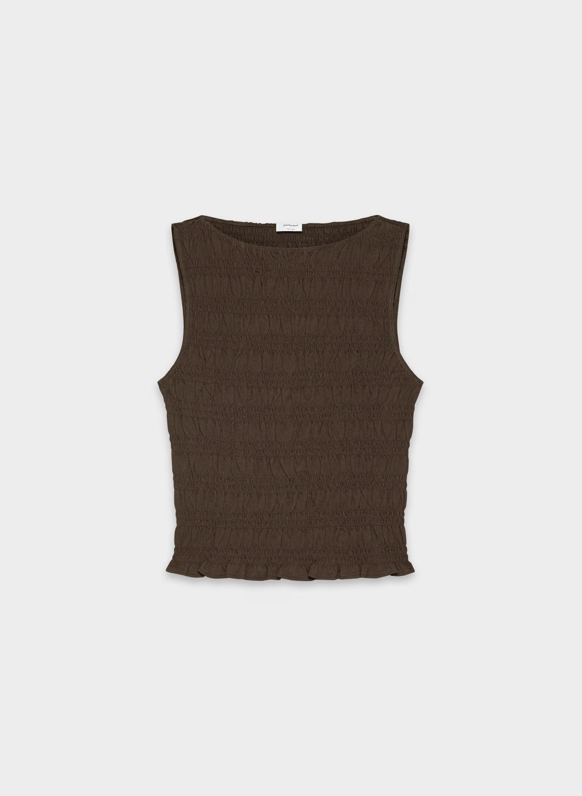 CottonWhisk™ Renoir Top - RICH MOCHA BROWN