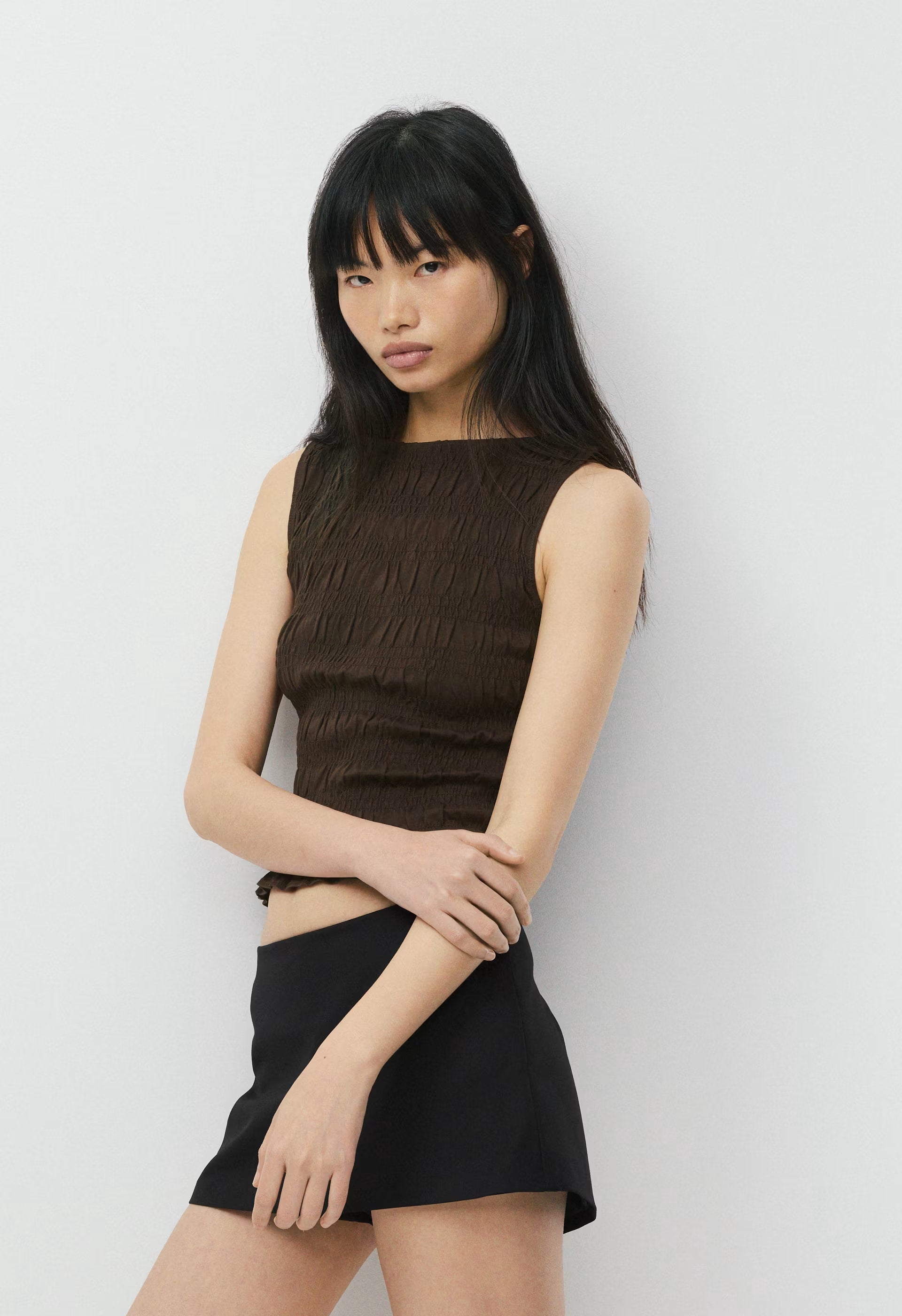 CottonWhisk™ Renoir Top - RICH MOCHA BROWN