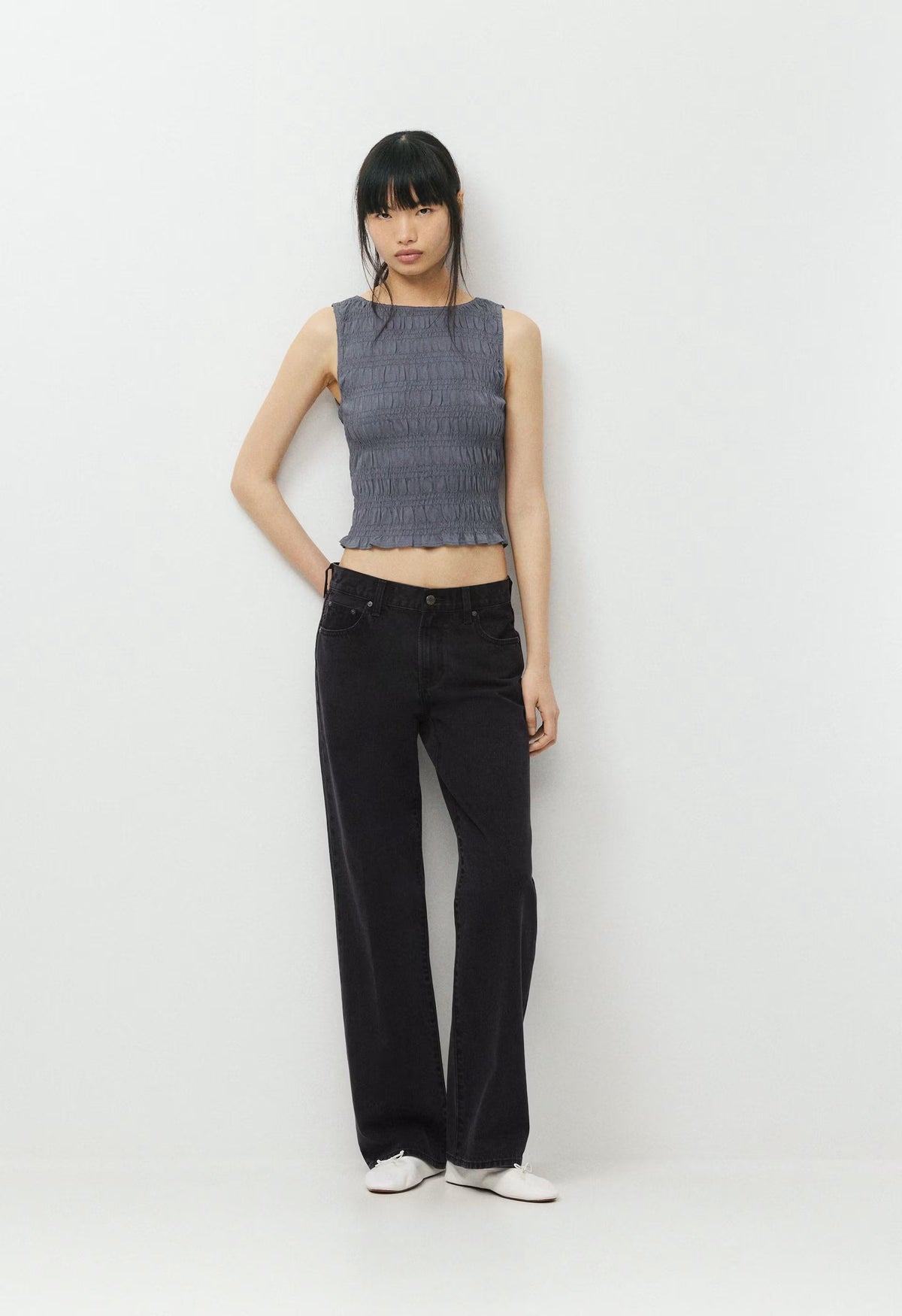 CottonWhisk™ Renoir Top - VINTAGE NAVY