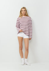 Mighty Cotton™ Fletch Longsleeve - MAGNOLIA/GALA PLUM