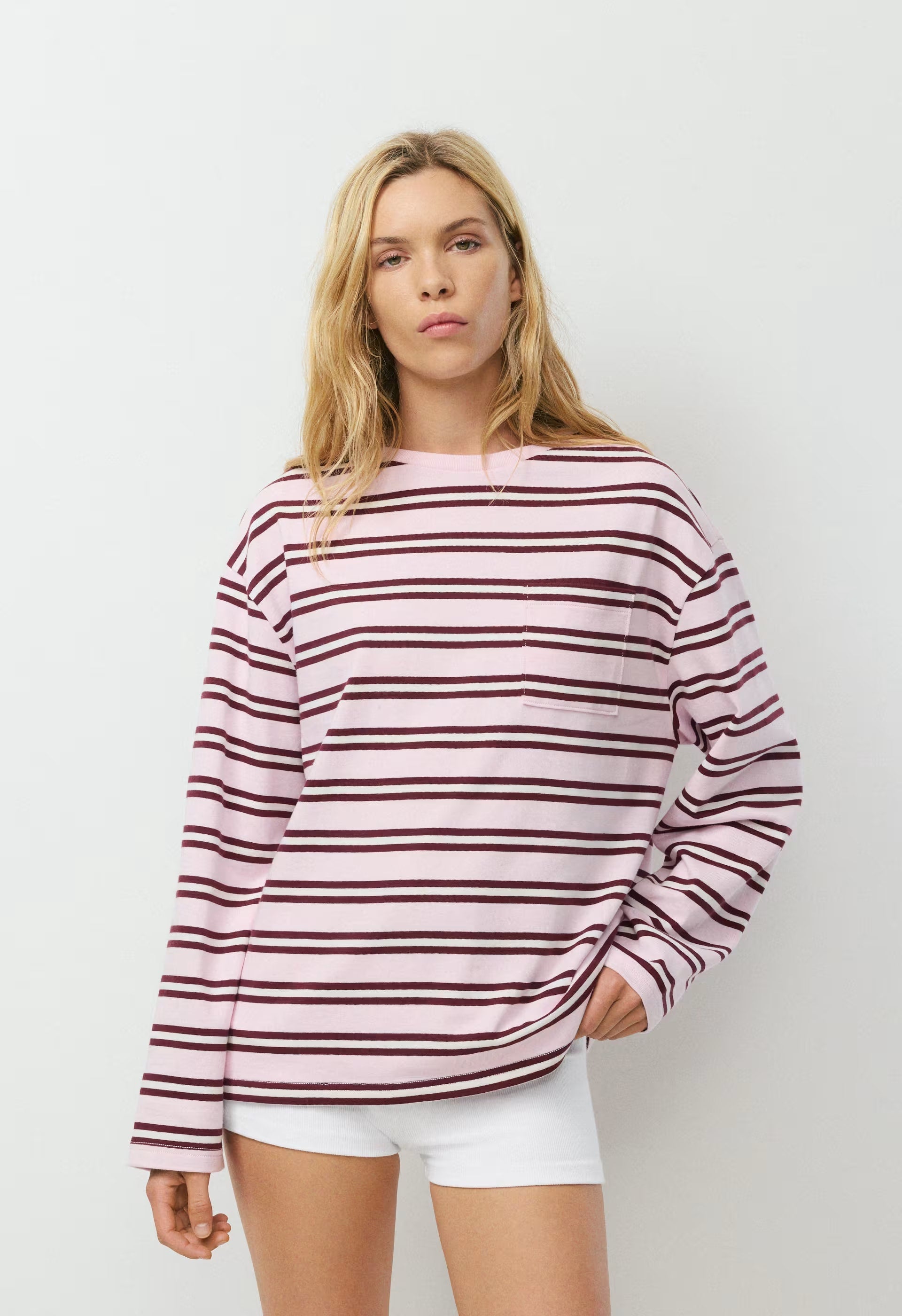 Mighty Cotton™ Fletch Longsleeve - MAGNOLIA/GALA PLUM