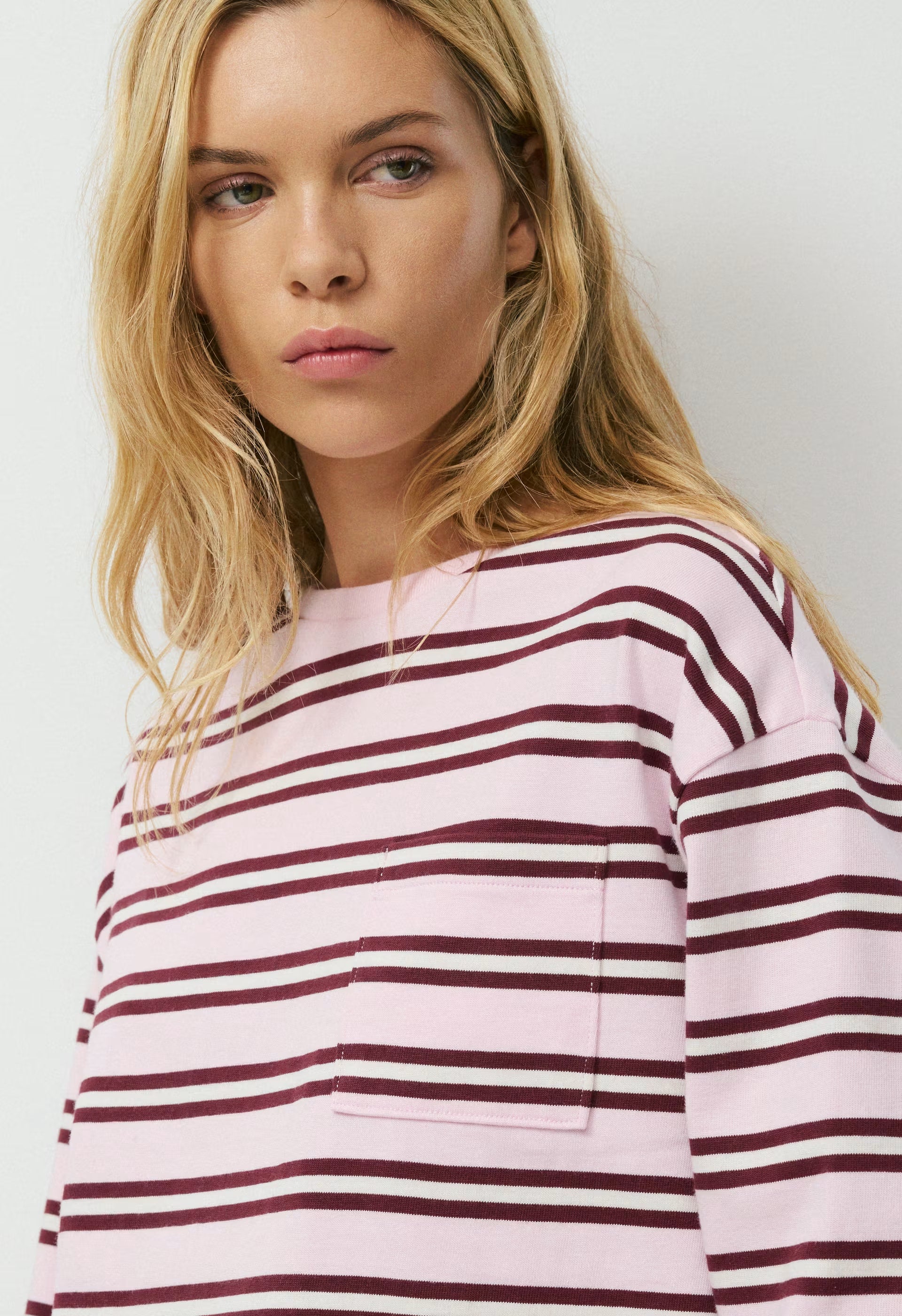 Mighty Cotton™ Fletch Longsleeve - MAGNOLIA/GALA PLUM