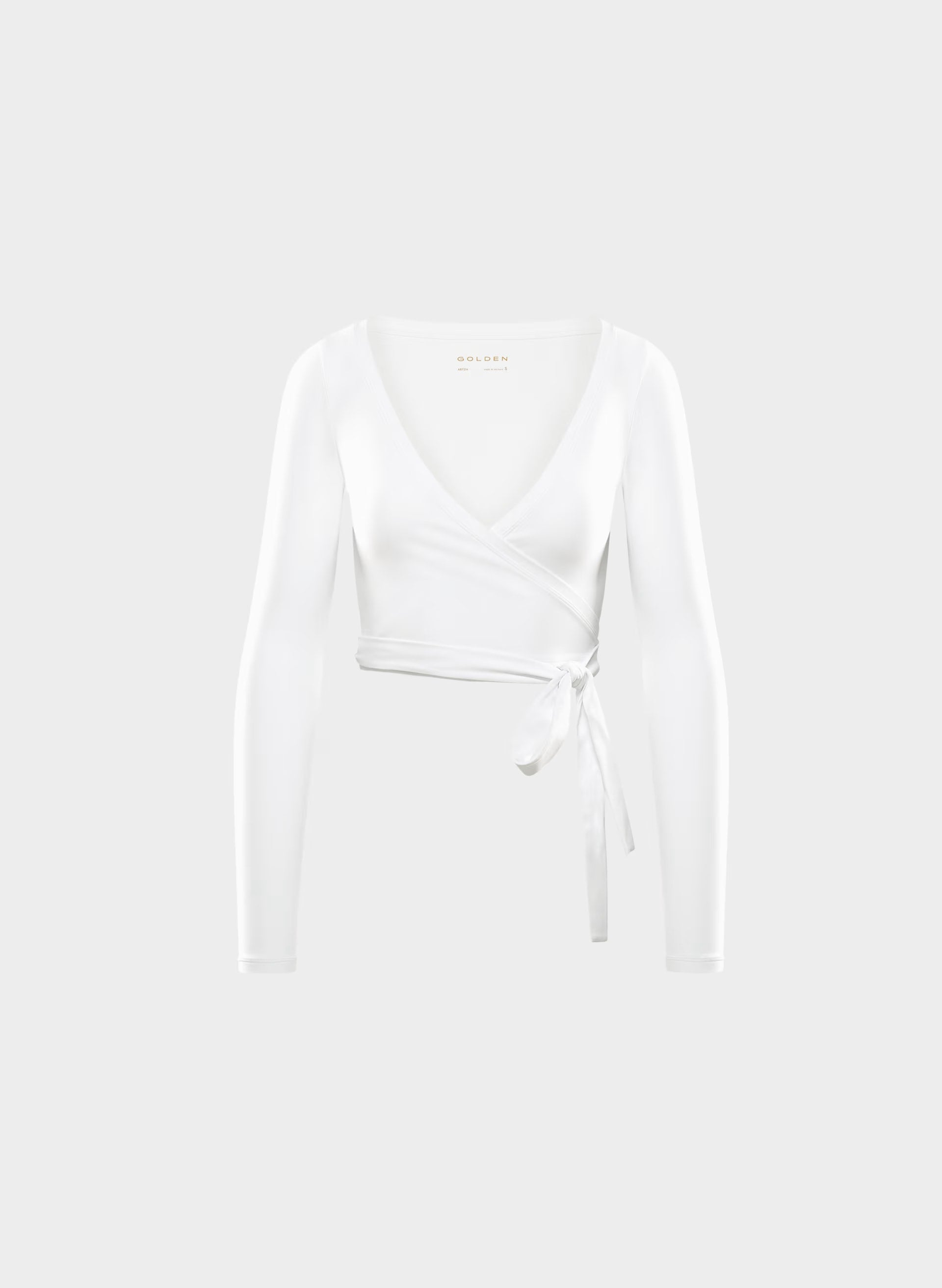 BUTTER Focal Wrap Longsleeve - BRIGHT WHITE