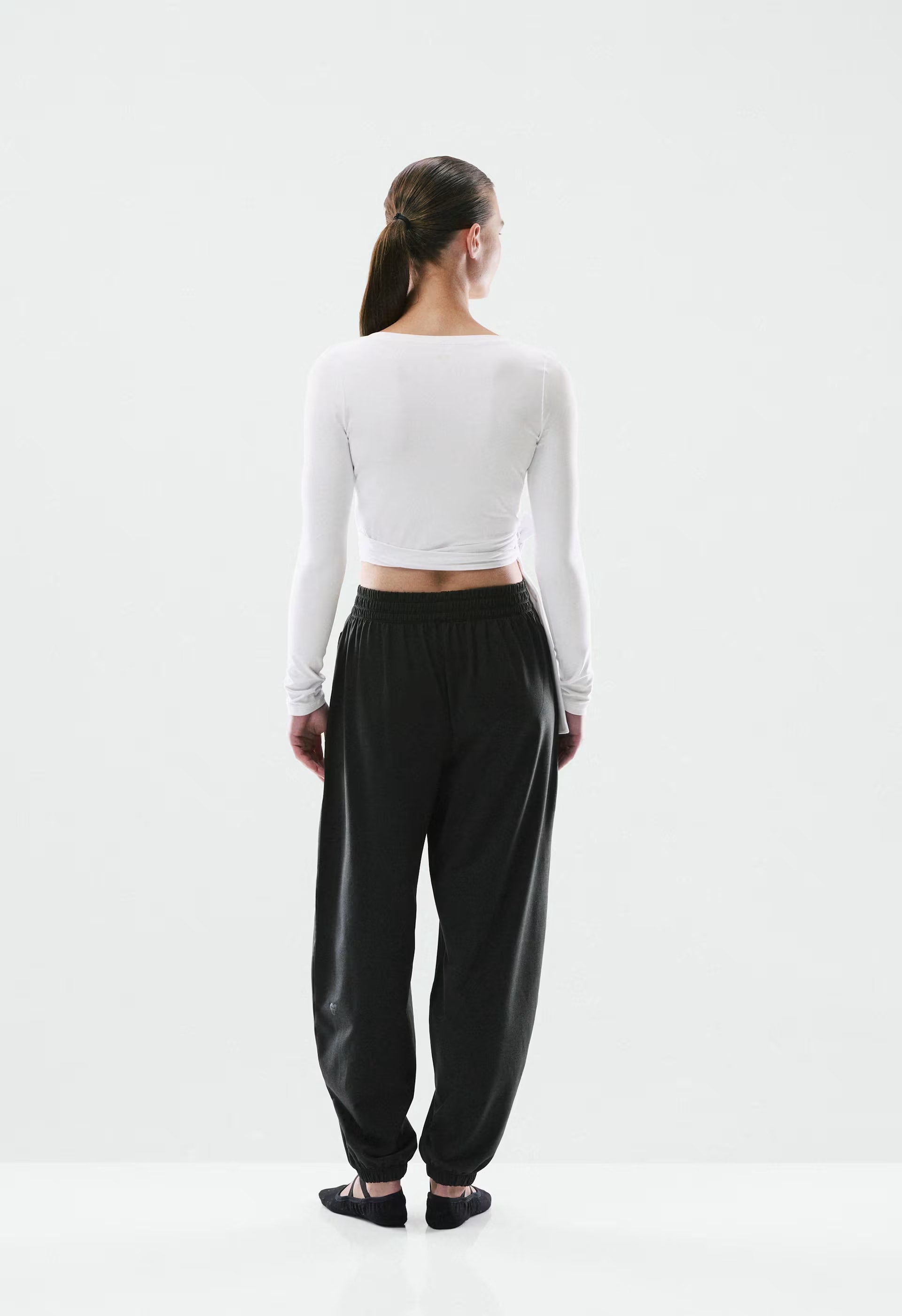 BUTTER Focal Wrap Longsleeve - BRIGHT WHITE