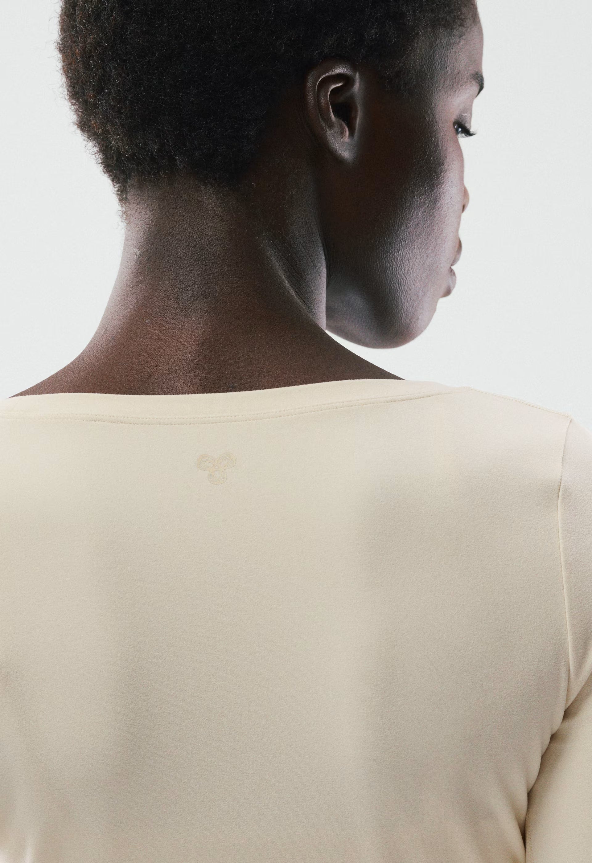 BUTTER Focal Wrap Longsleeve - SEASIDE CREAM