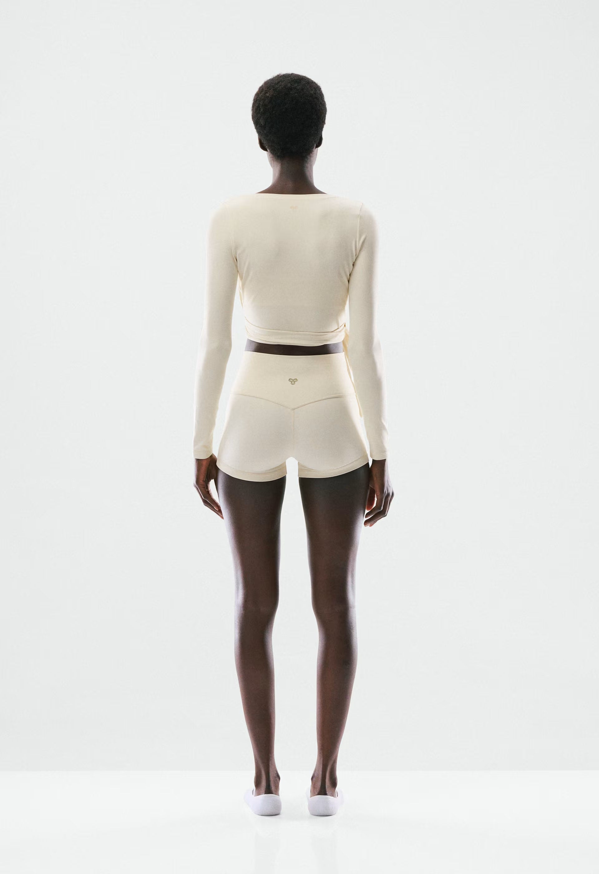 BUTTER Focal Wrap Longsleeve - SEASIDE CREAM