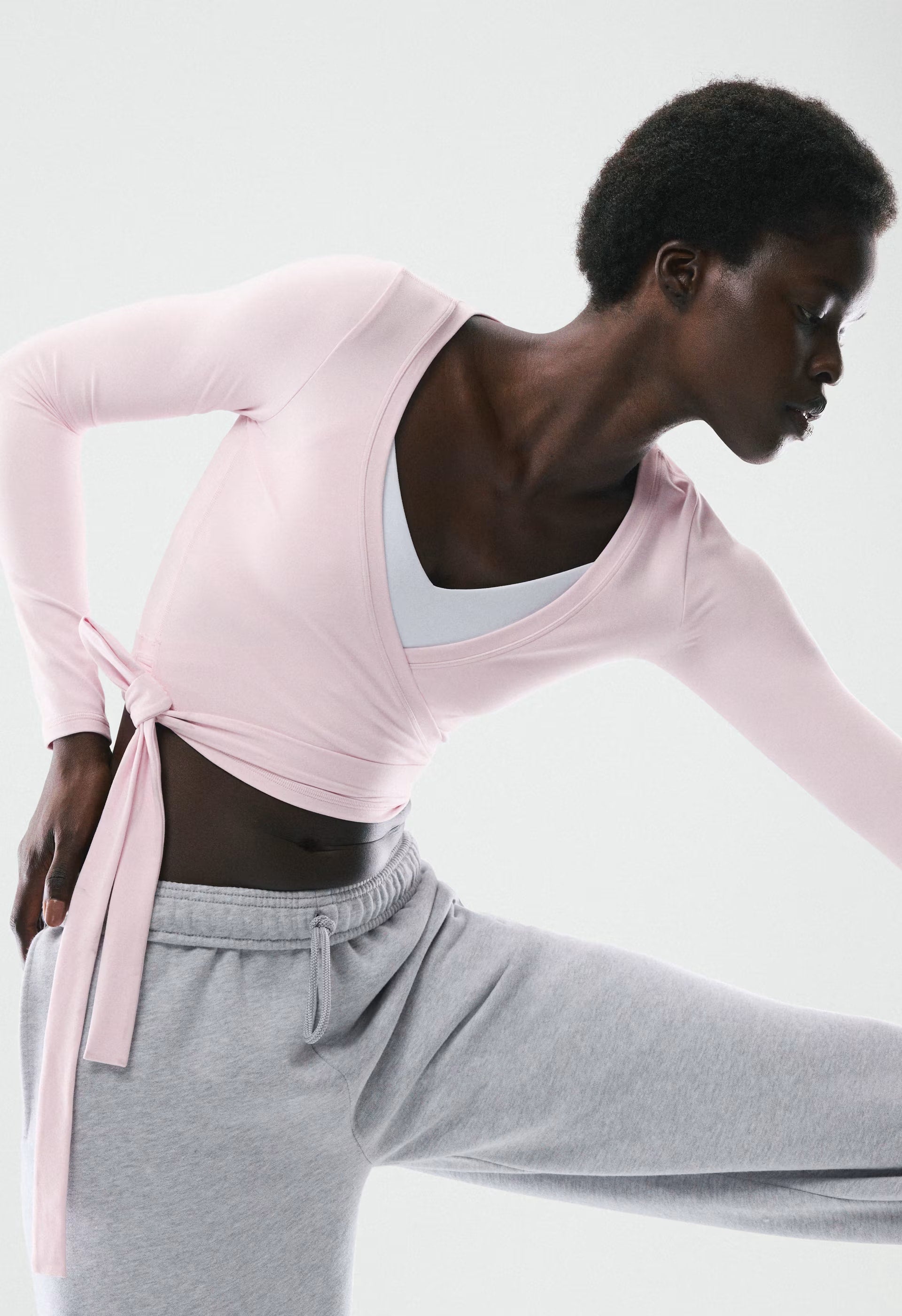 BUTTER Focal Wrap Longsleeve - MAGNOLIA