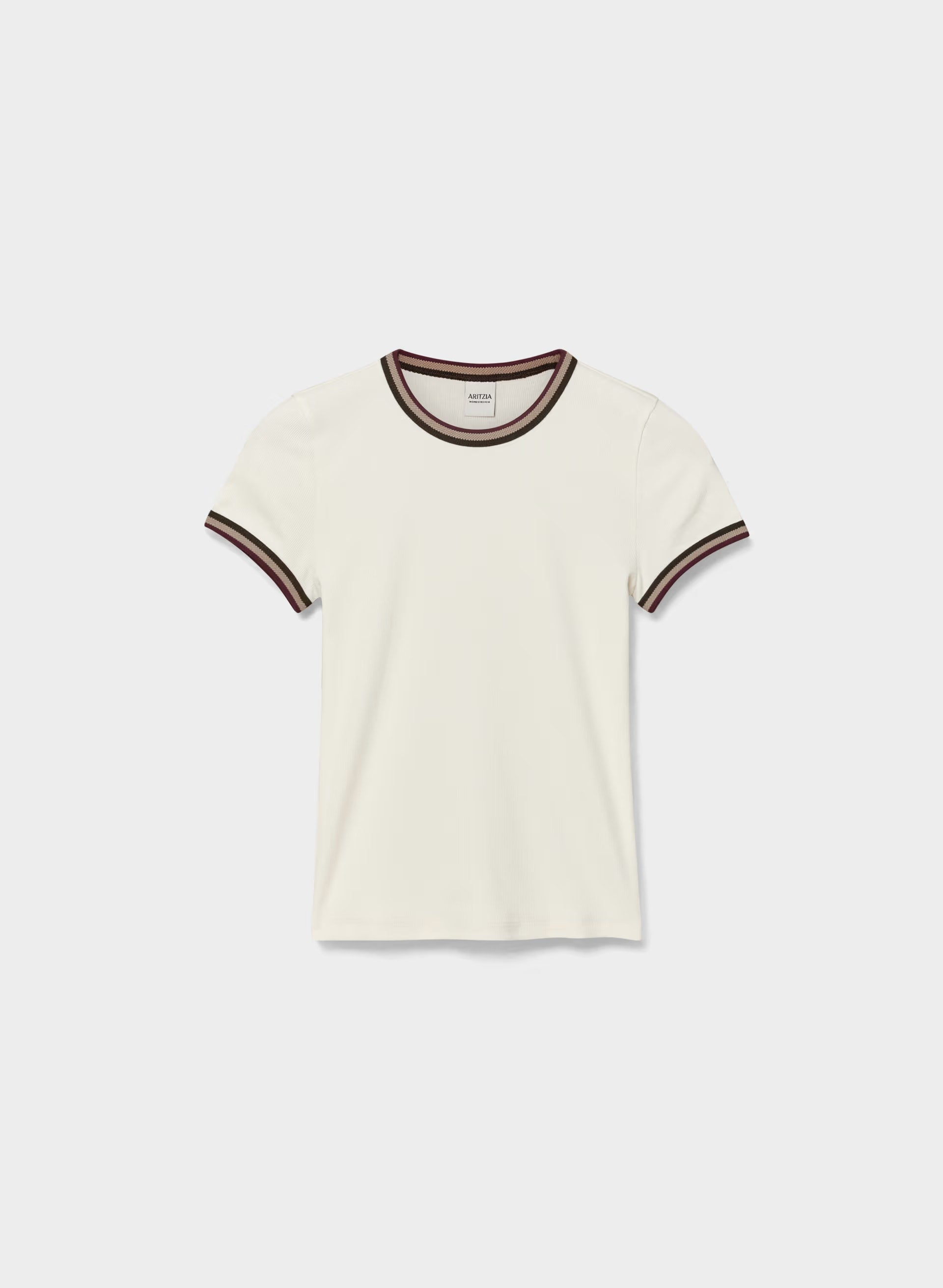 HomeStretch™ Rib Tune T-Shirt - LIGHT BIRCH/MULTI