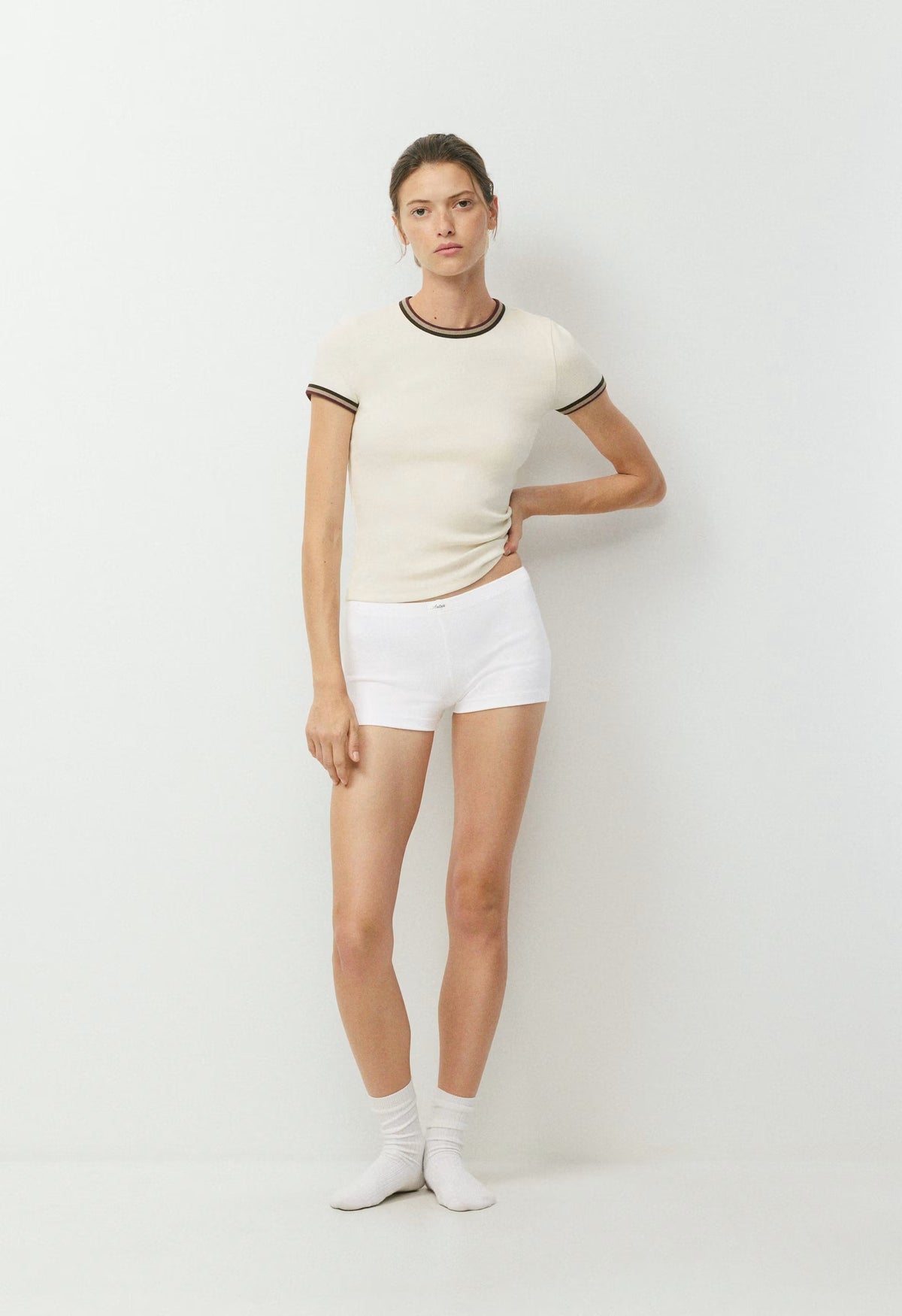 HomeStretch™ Rib Tune T-Shirt - LIGHT BIRCH/MULTI