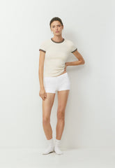 HomeStretch™ Rib Tune T-Shirt - LIGHT BIRCH/MULTI