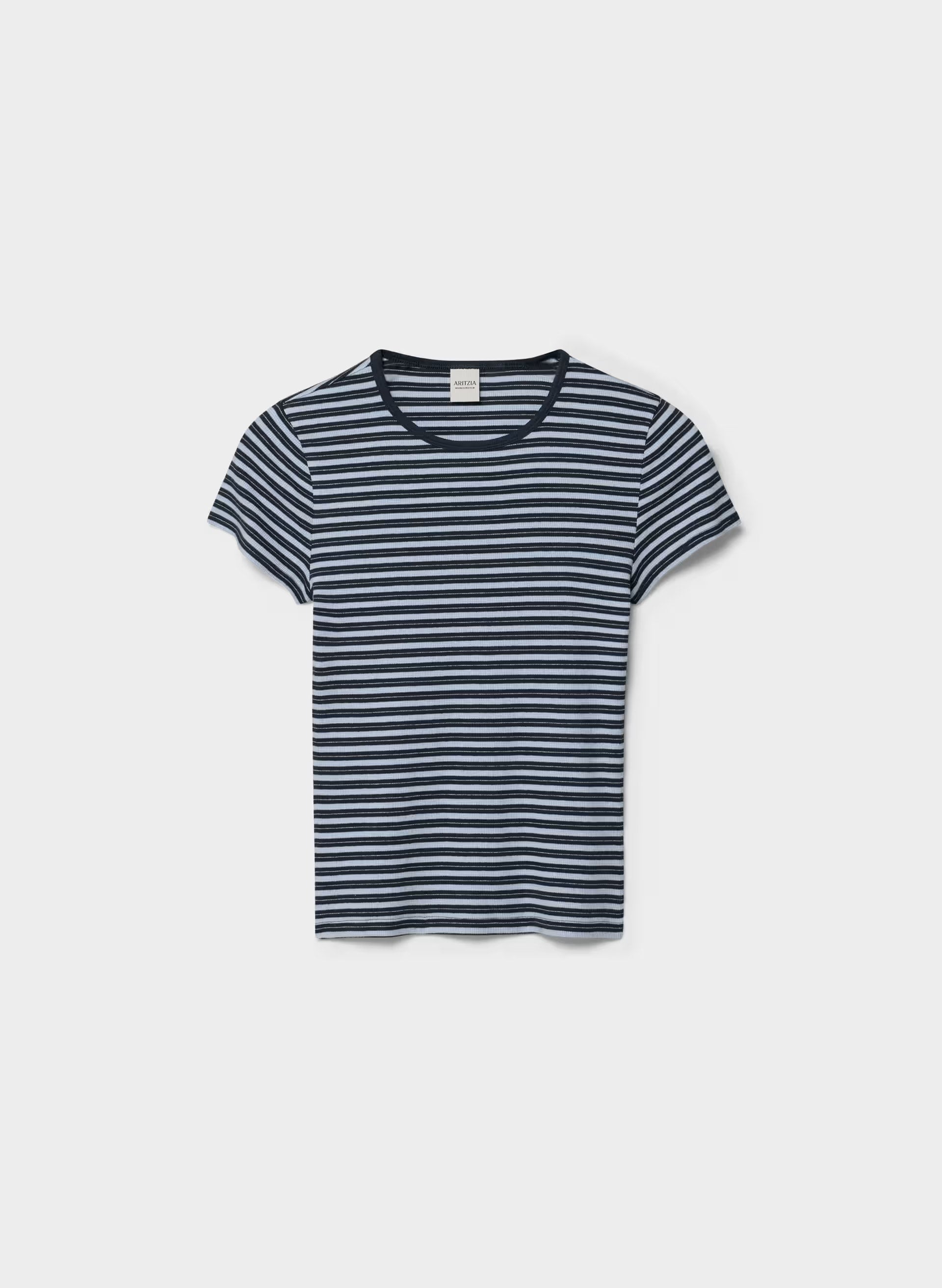 HomeStretch™ Rib Tune T-Shirt - ADMRL NAVY/RIPPLE BLUE