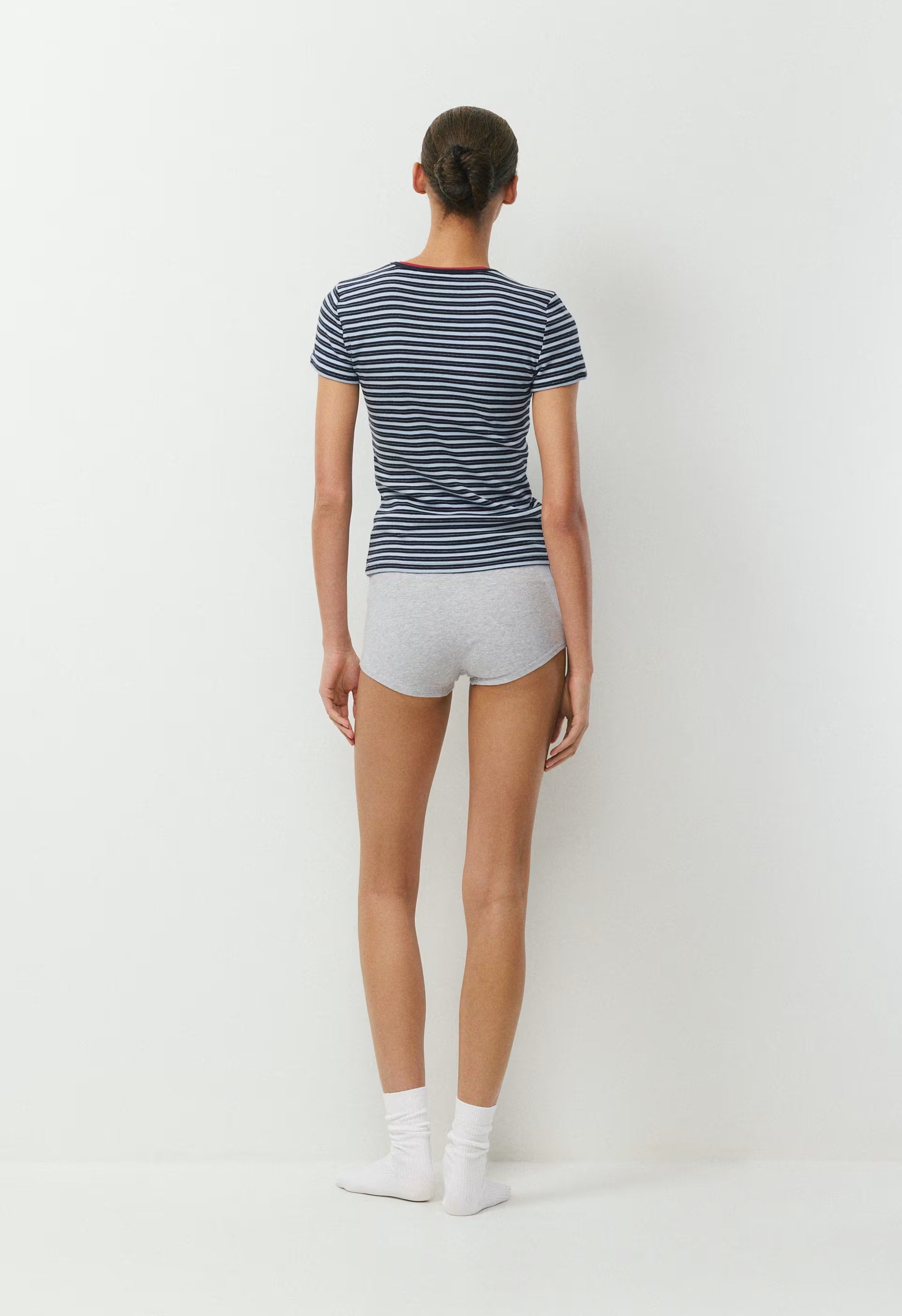 HomeStretch™ Rib Tune T-Shirt - ADMRL NAVY/RIPPLE BLUE