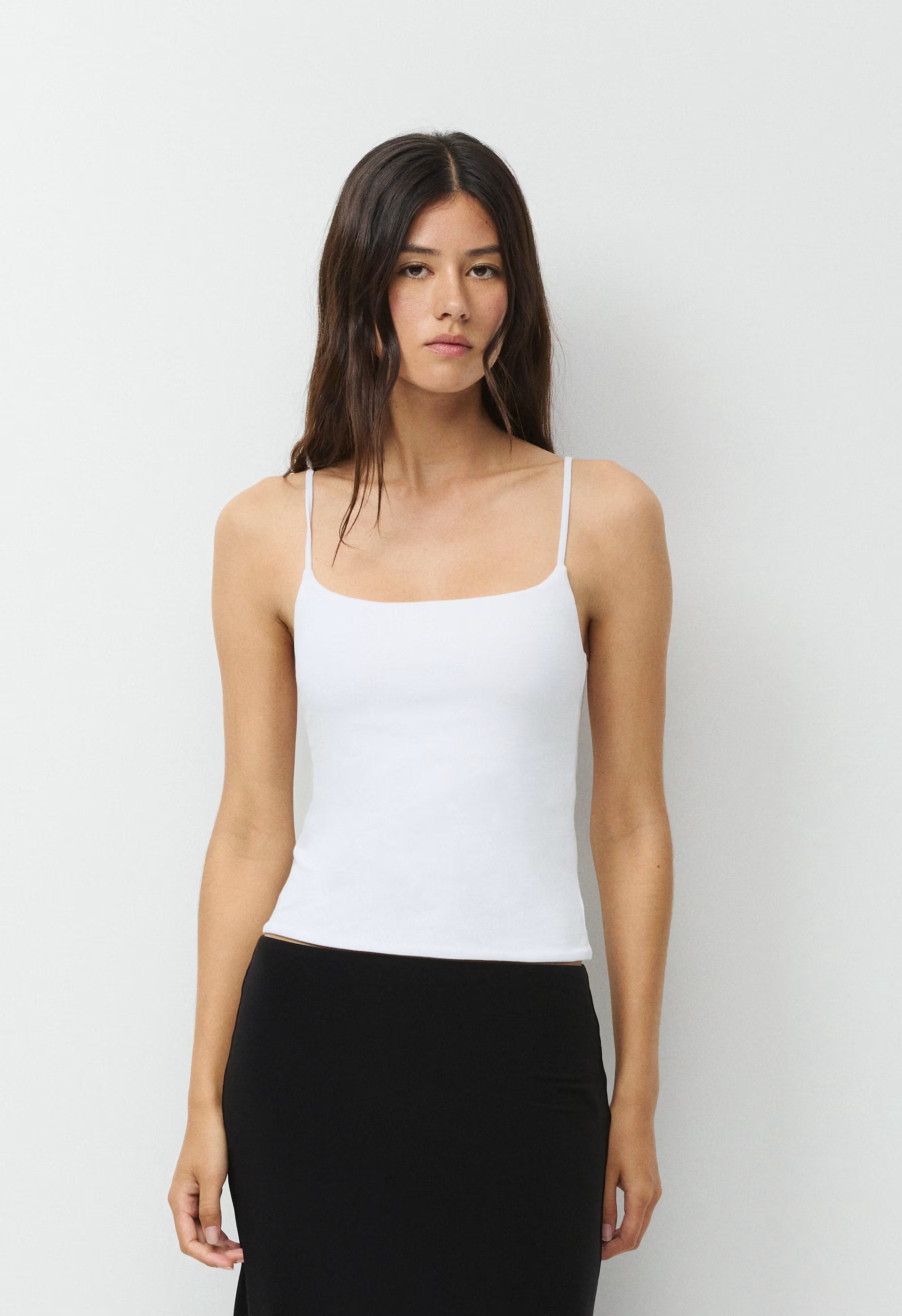 HomeStretch™ Smooth Capsule Comfort Tank - BRIGHT WHITE