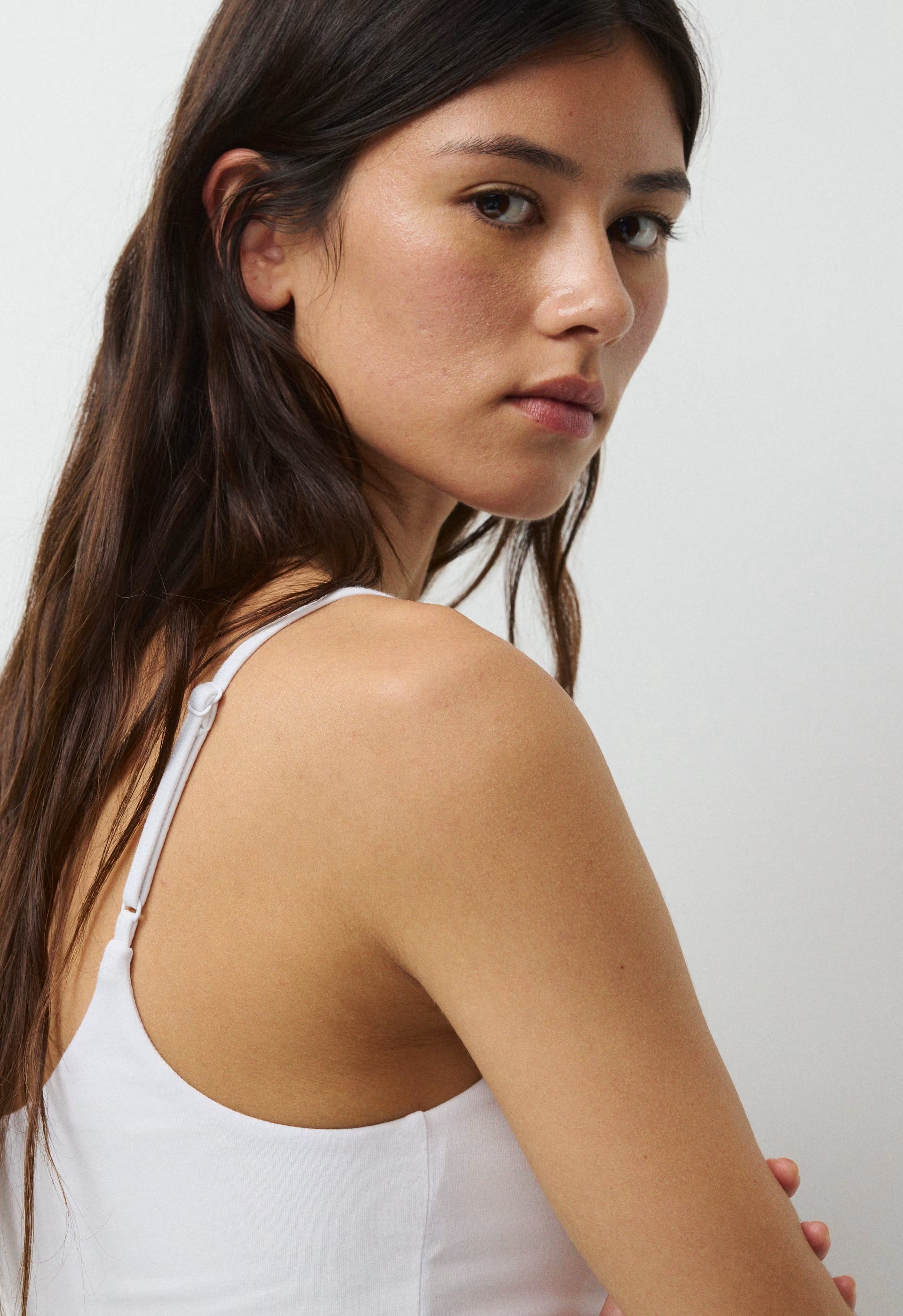 HomeStretch™ Smooth Capsule Comfort Tank - BRIGHT WHITE