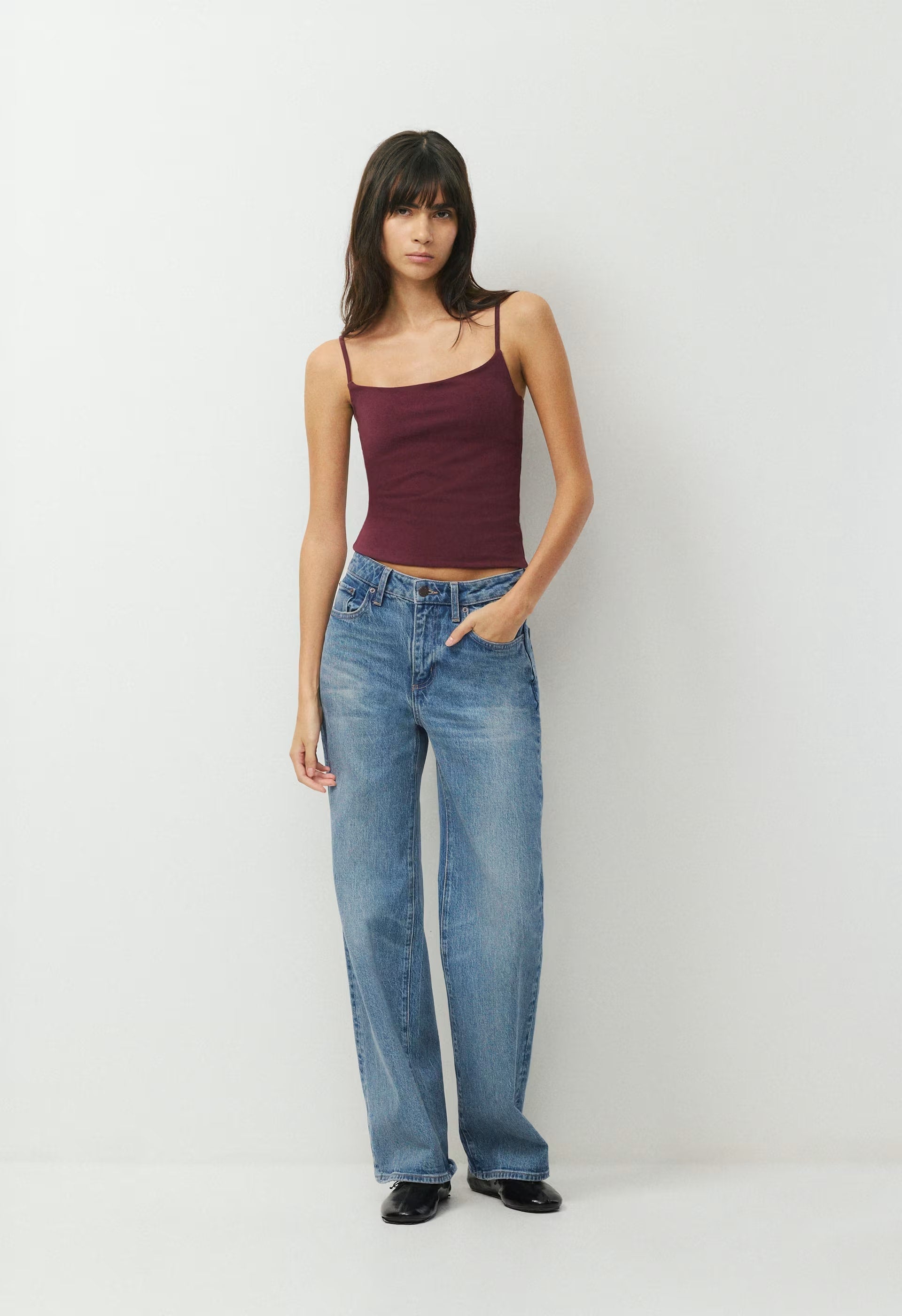 HomeStretch™ Smooth Capsule Comfort Tank - GALA PLUM