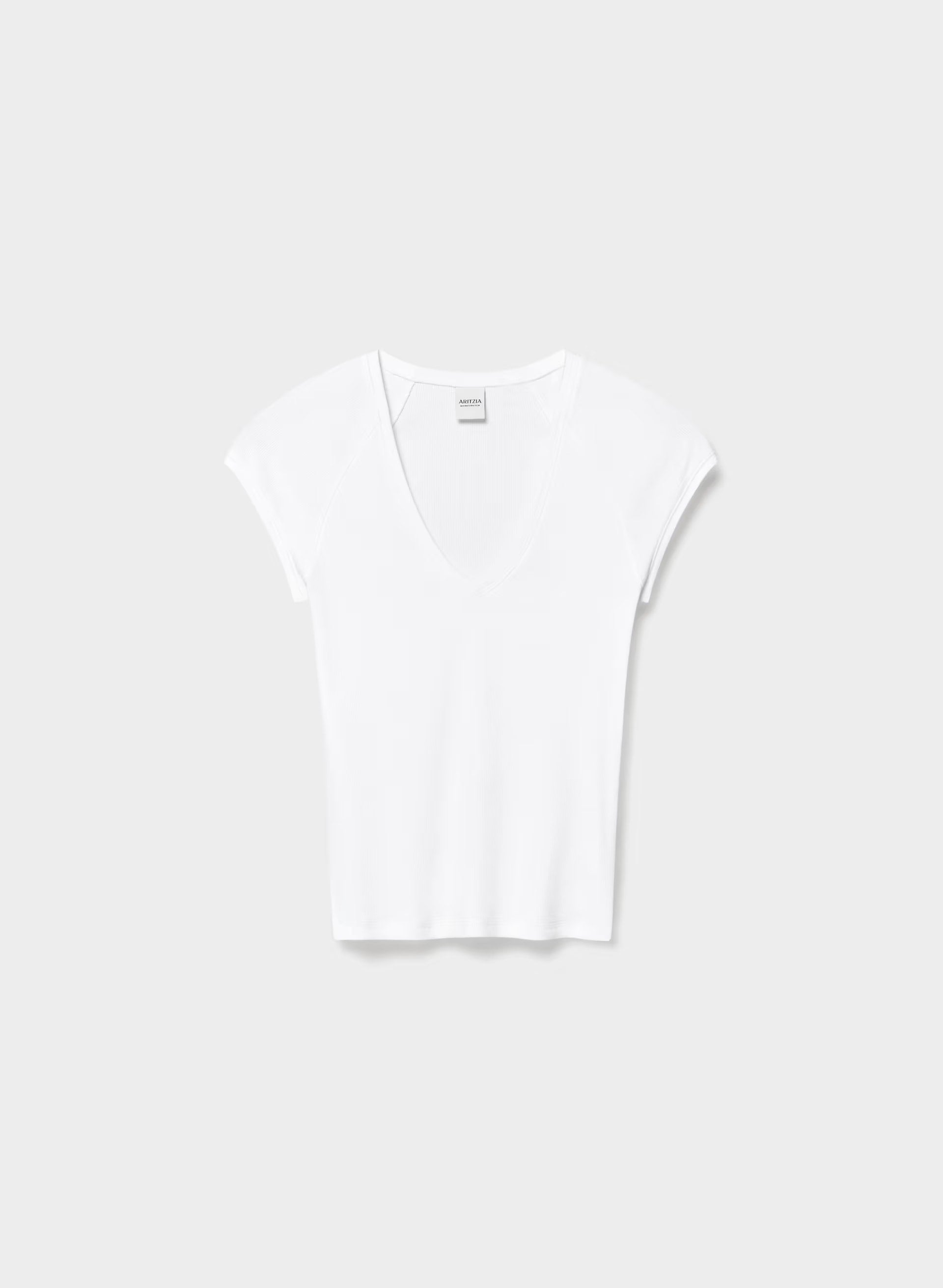 HomeStretch™ Rib Location T-Shirt - WHITE