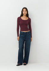 HomeStretch™ Smooth Minute Longsleeve - GALA PLUM