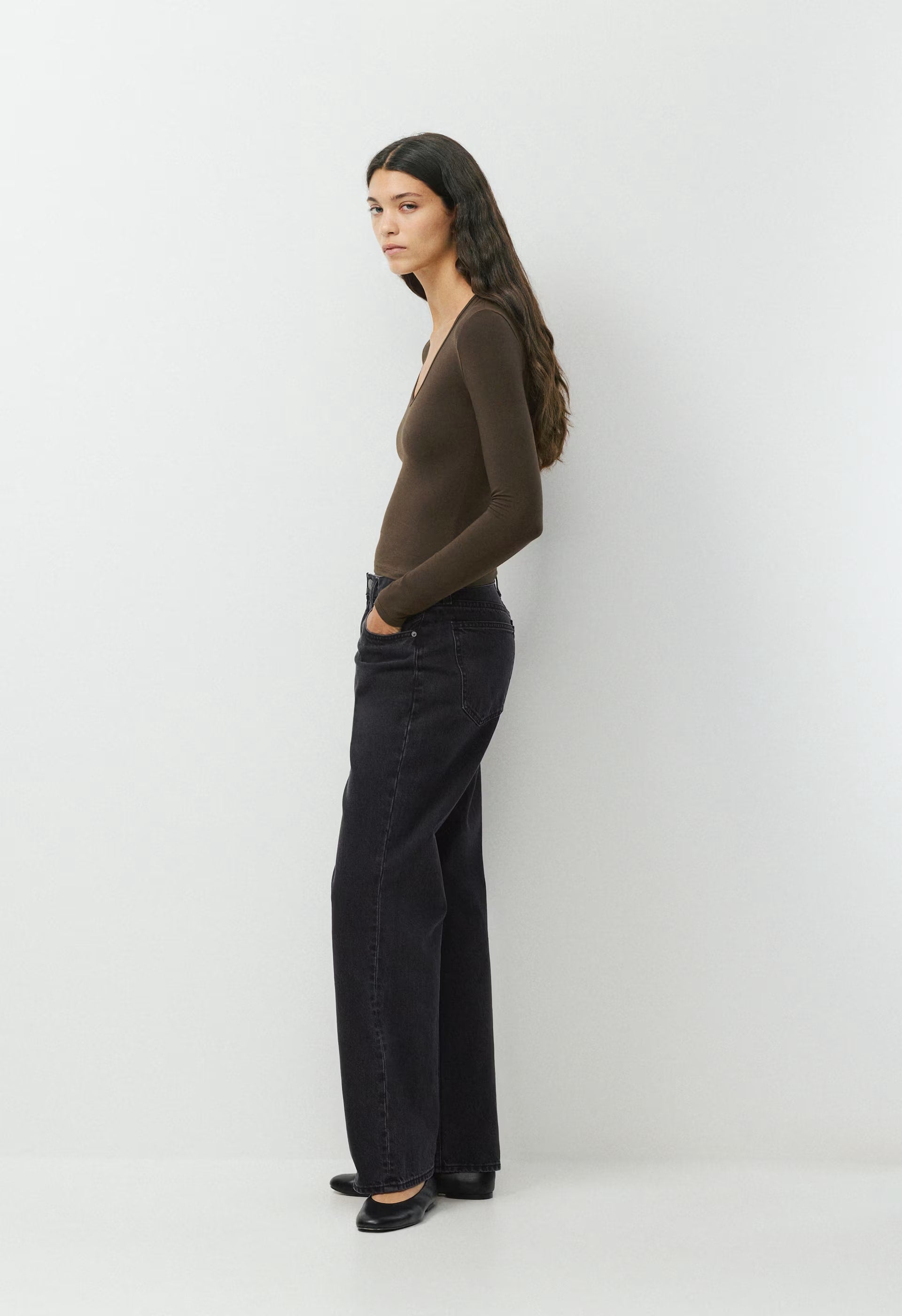 HomeStretch™ Smooth Places Longsleeve - CACAO NIB BROWN