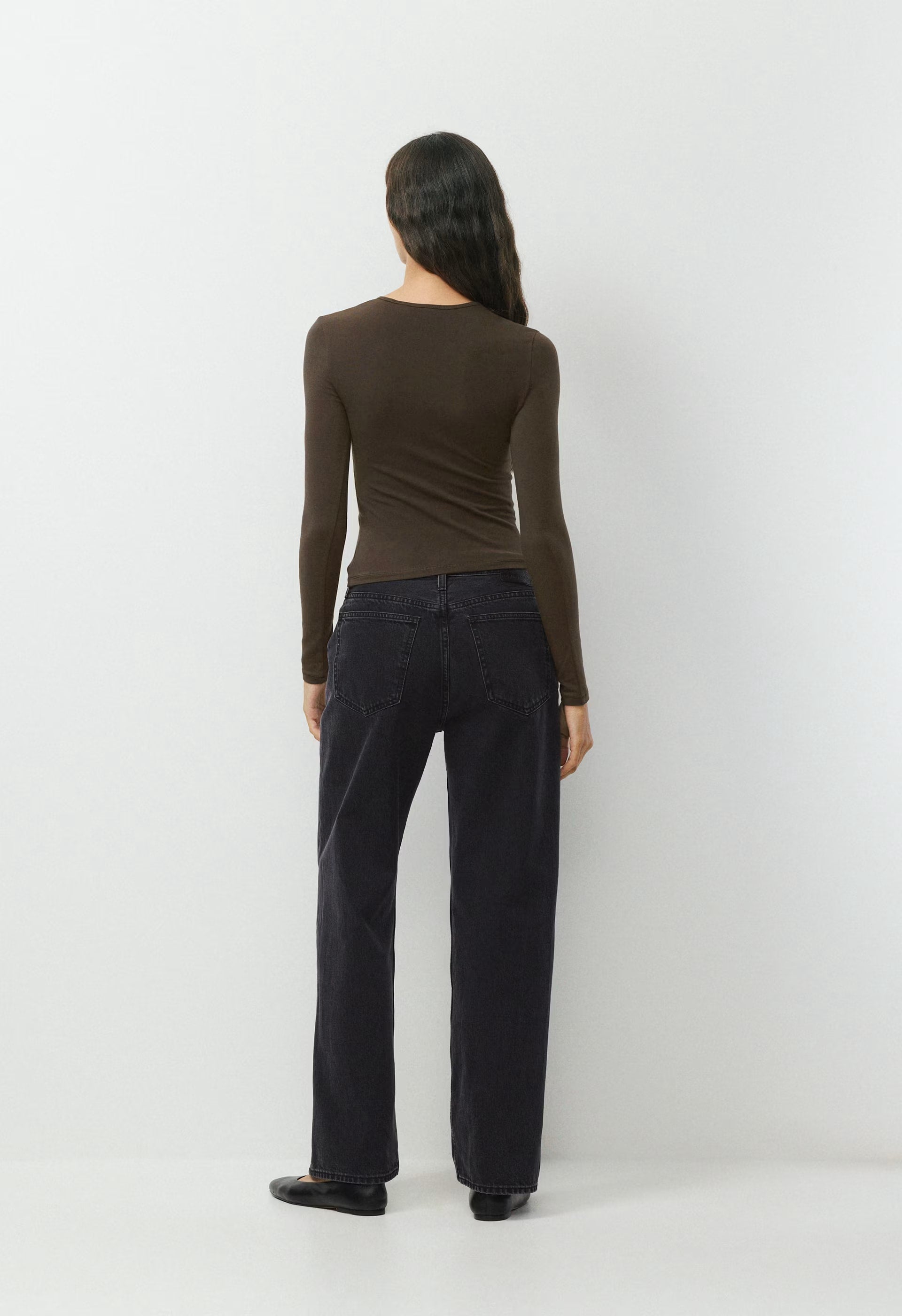 HomeStretch™ Smooth Places Longsleeve - CACAO NIB BROWN