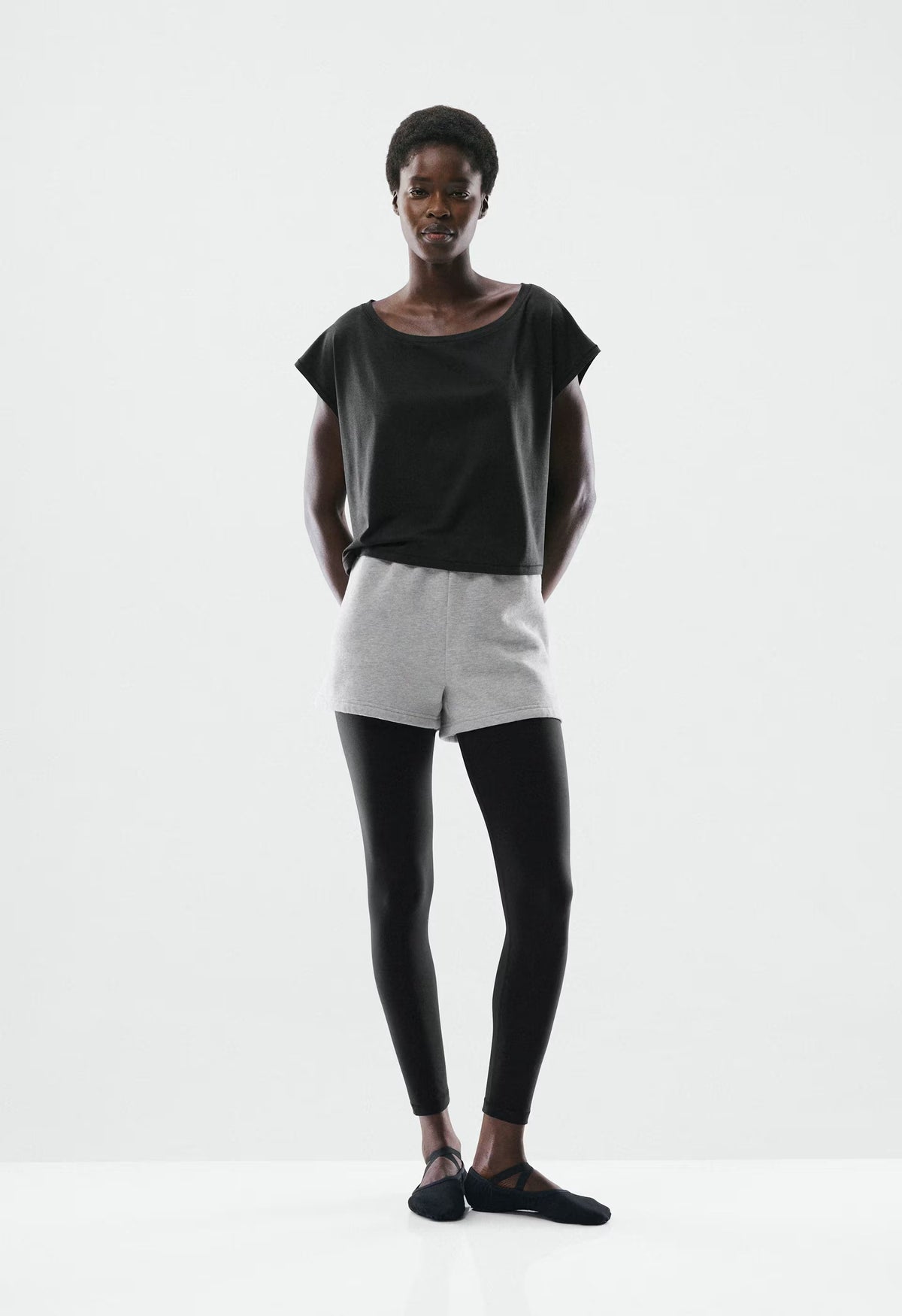SoftBound™ Position T-Shirt - HEATHER BLACK