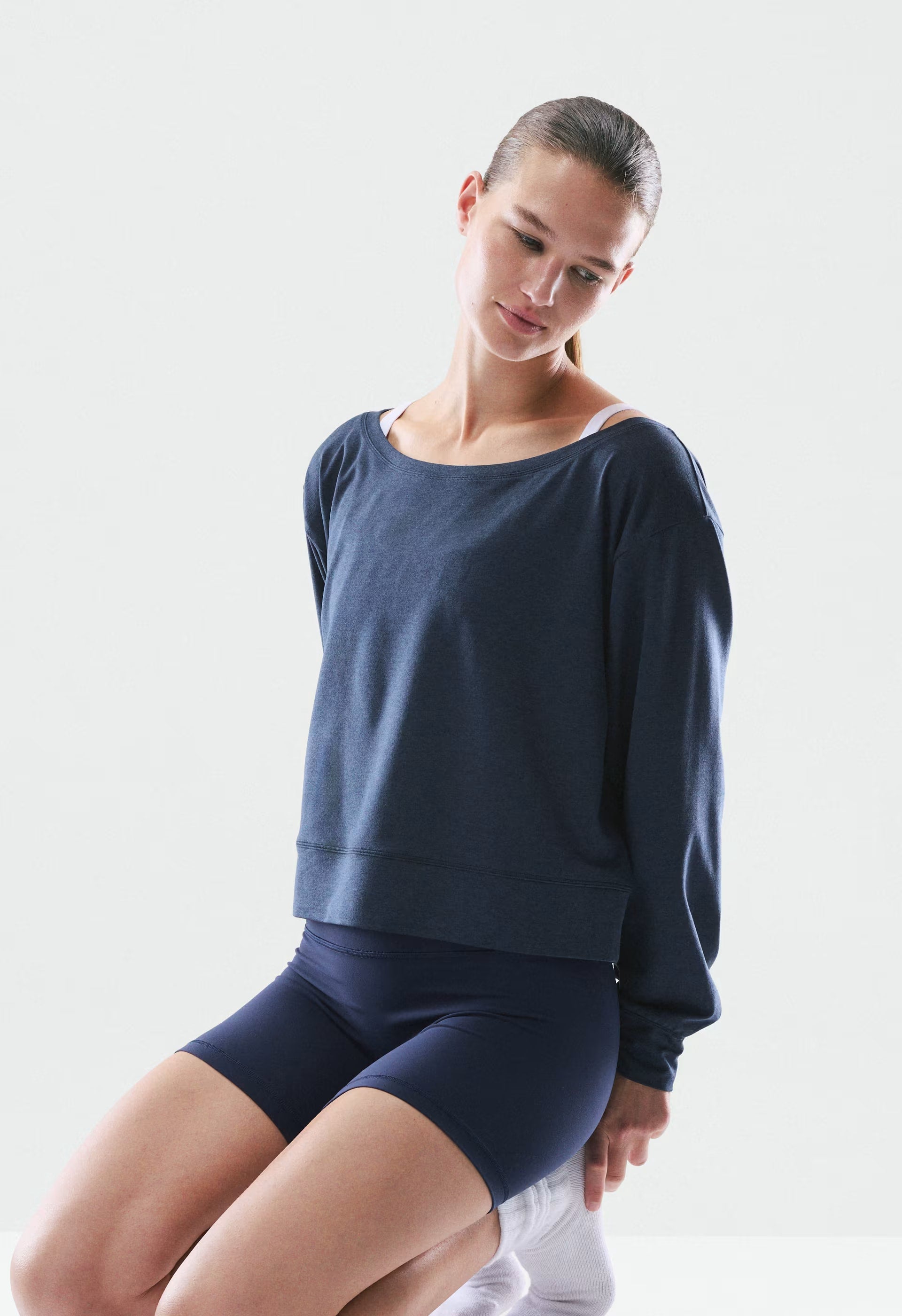 SoftBound™ Count Longsleeve - HEATHER ADMIRAL