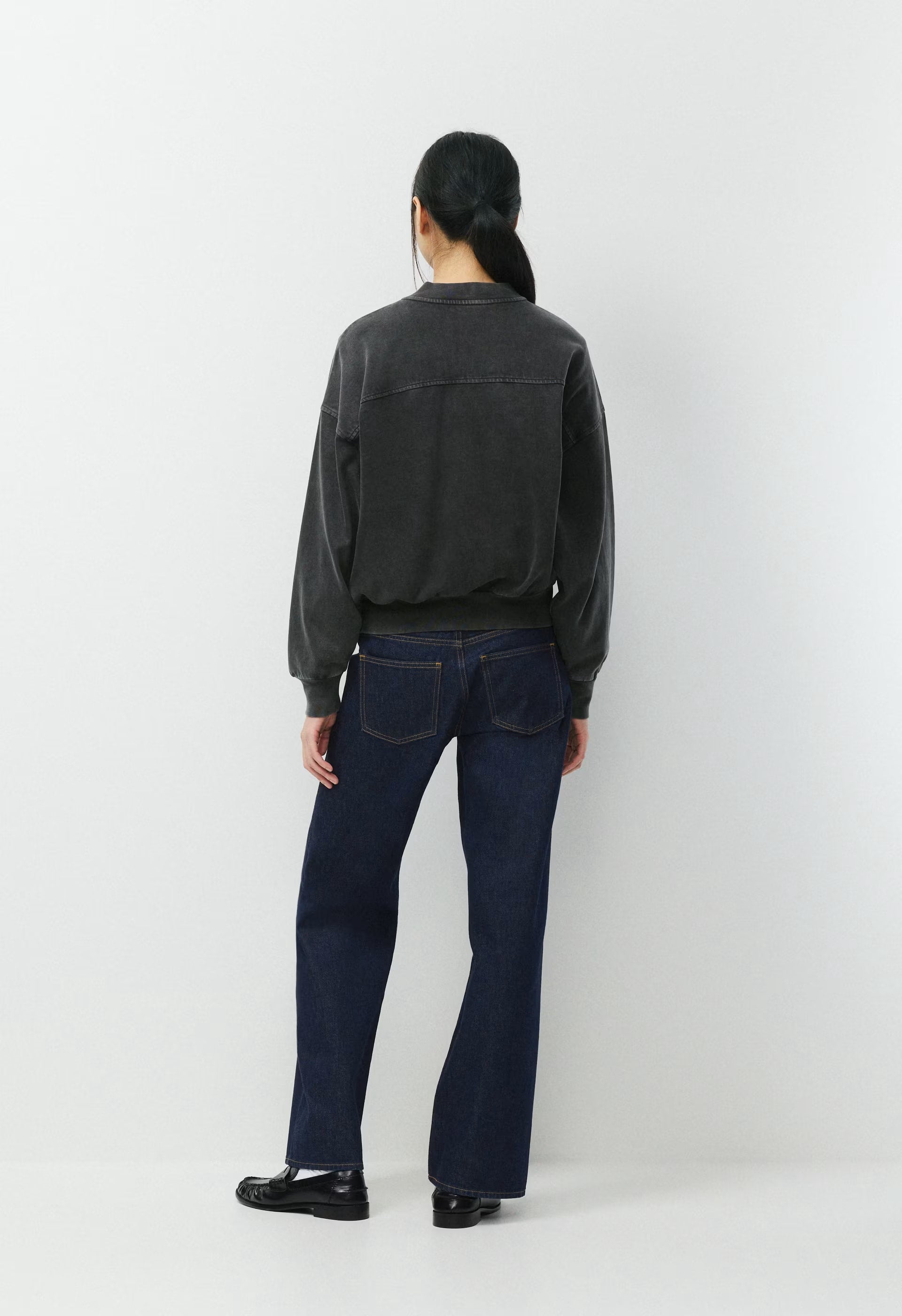 Mighty Cotton™ Spur Bomber - LIVED-IN BLACK