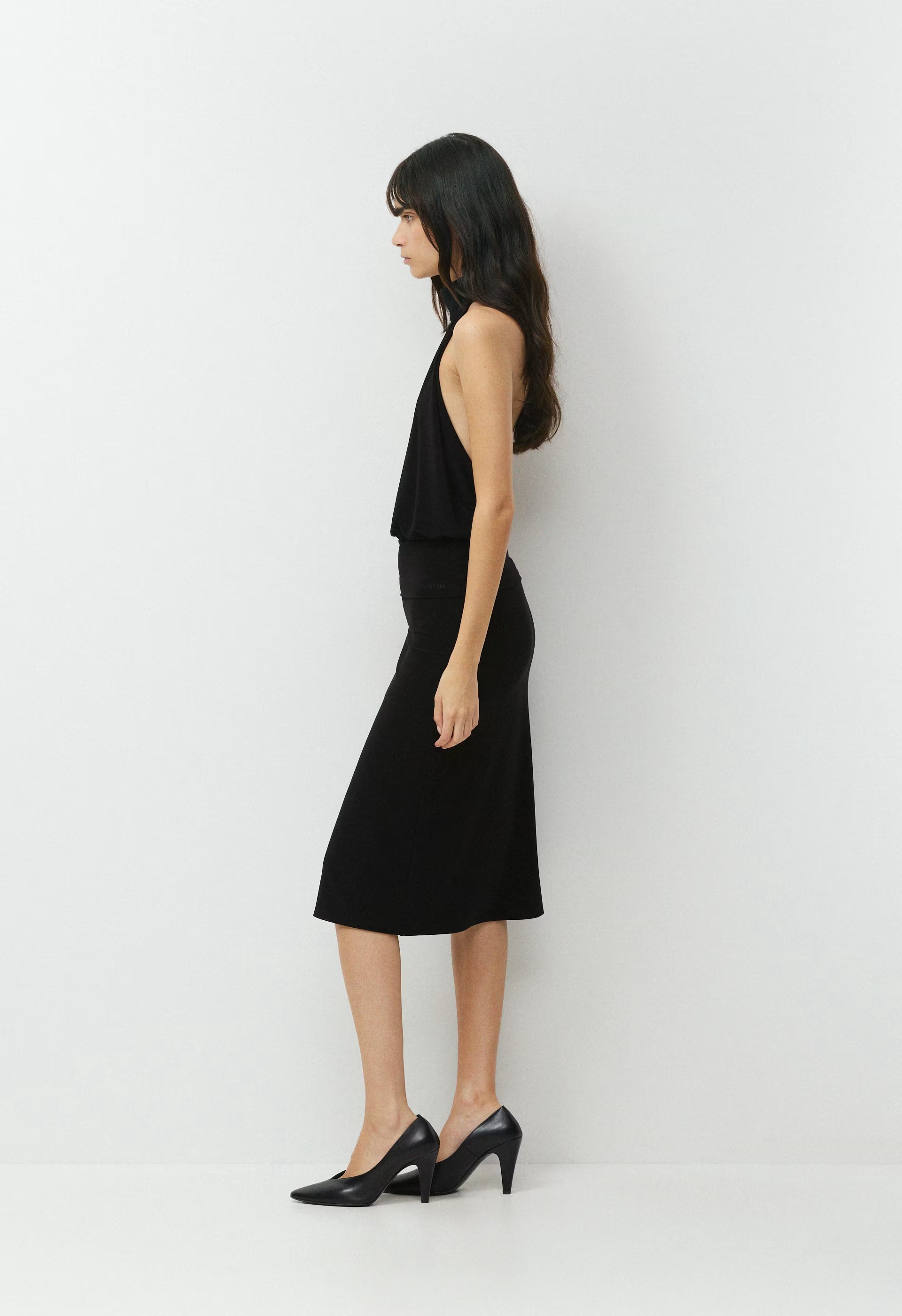 Smooth Matter™ Midnight Halter Top - BLACK