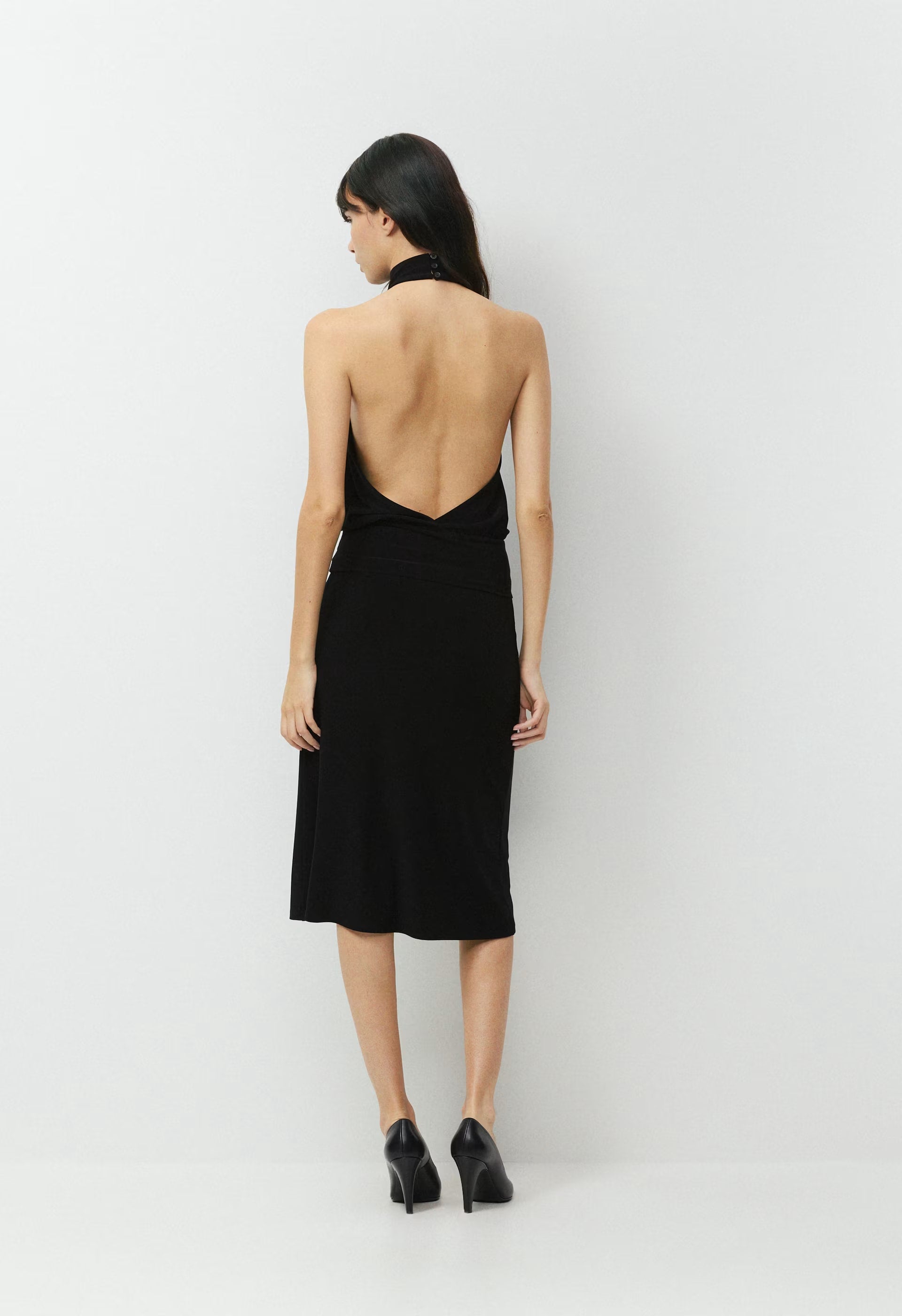 Smooth Matter™ Midnight Halter Top - BLACK