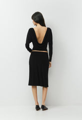 Smooth Matter™ Palermo Top - Unlined - BLACK