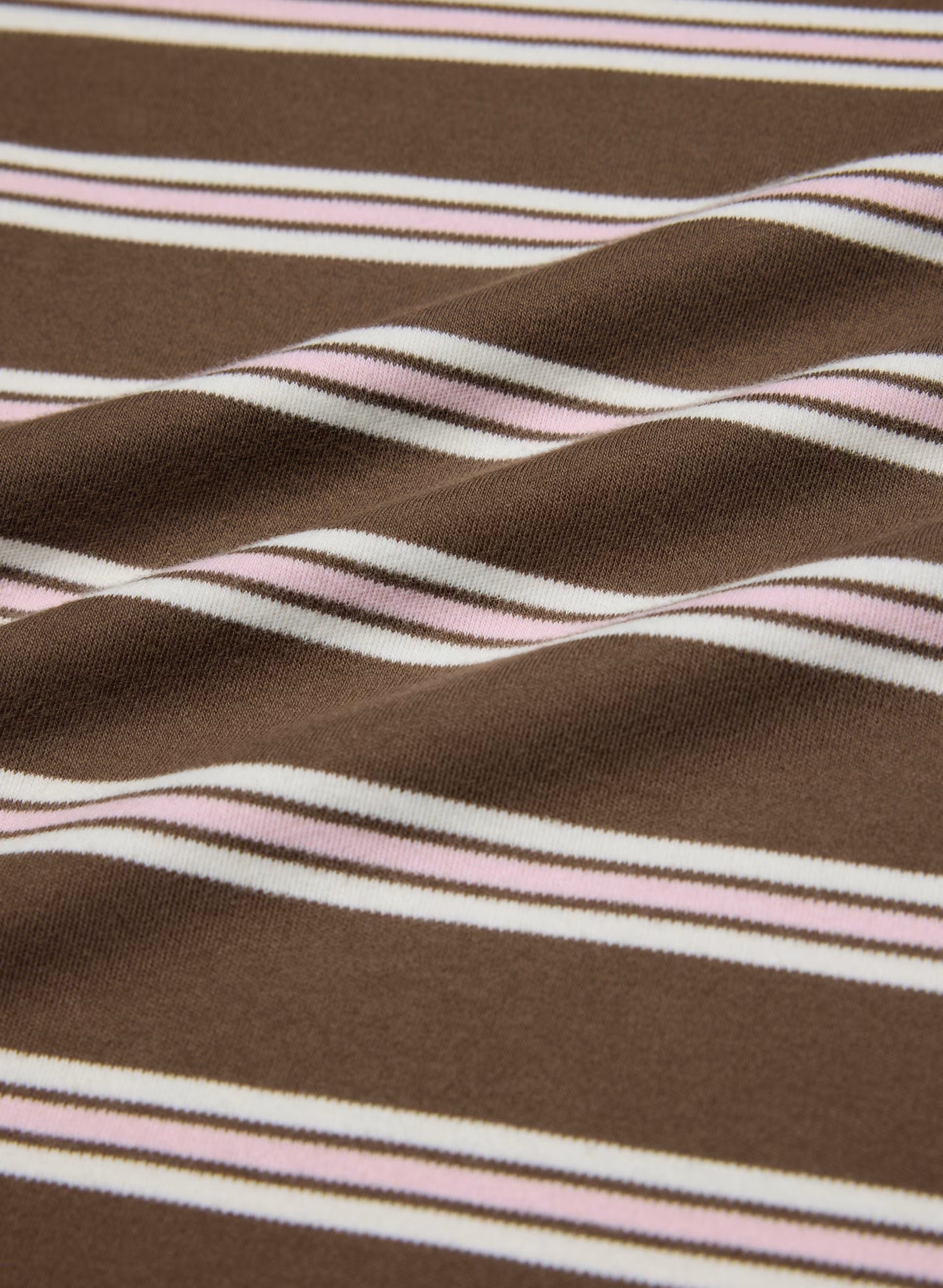 InterLock Cotton Steps Longsleeve - AMRCN BRWN/CPD PNK