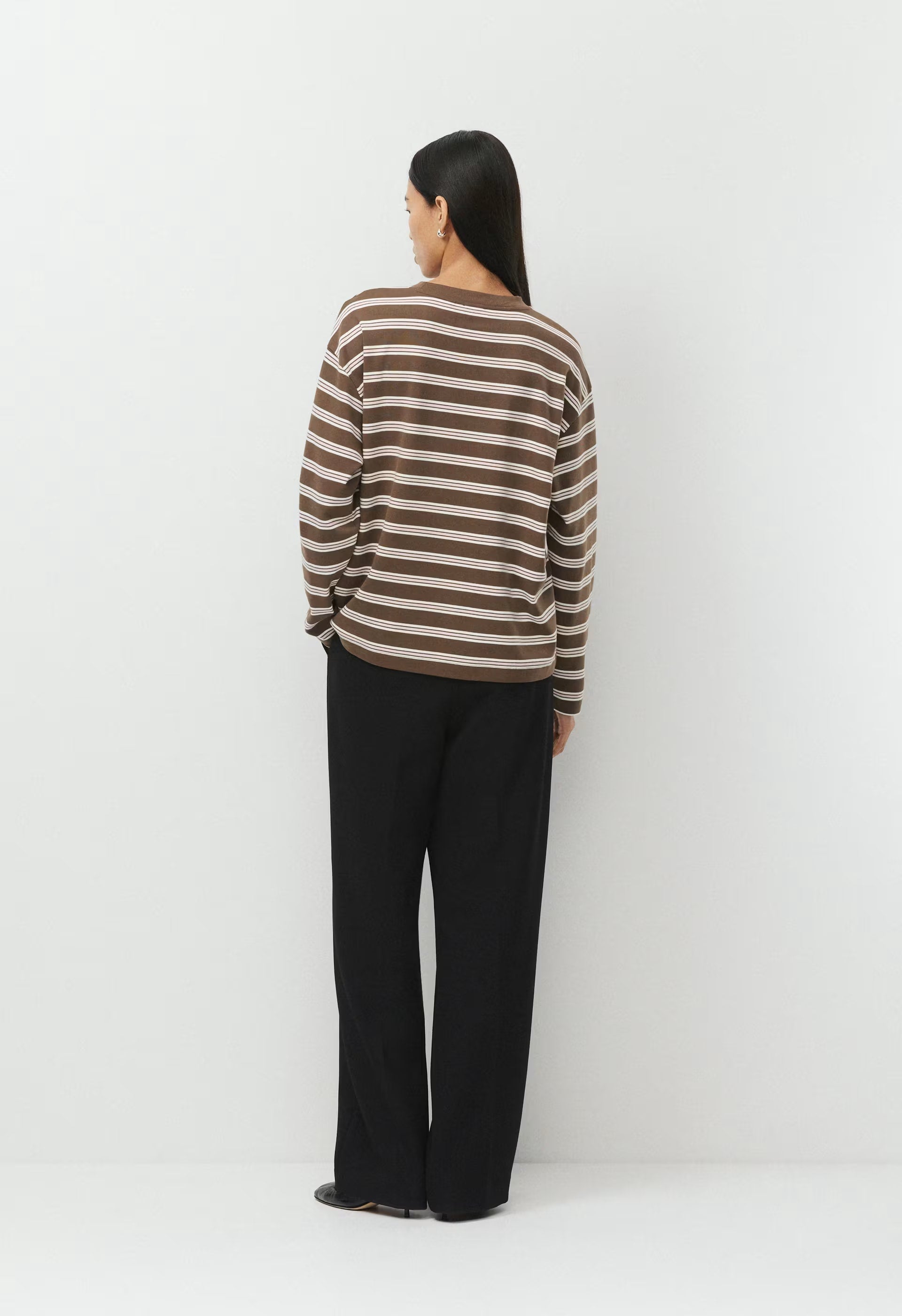 InterLock Cotton Steps Longsleeve - AMRCN BRWN/CPD PNK