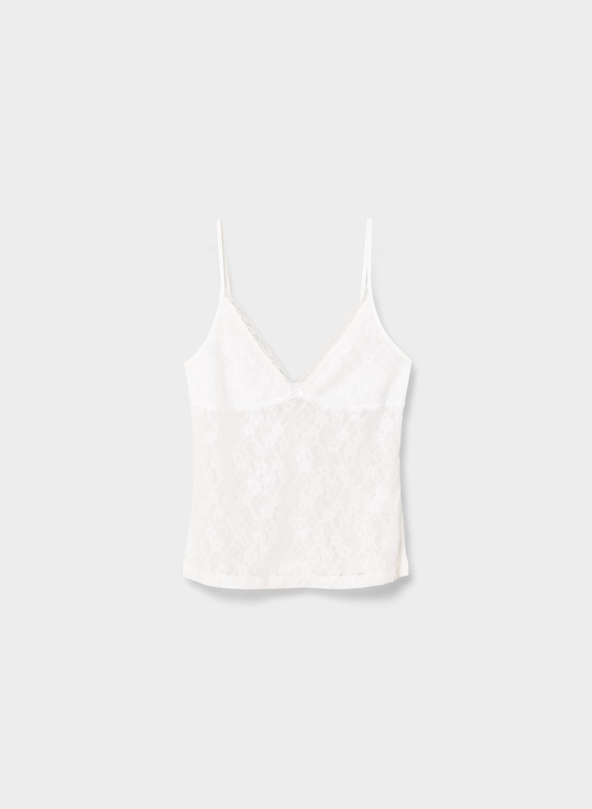 Locket Camisole - WHITE
