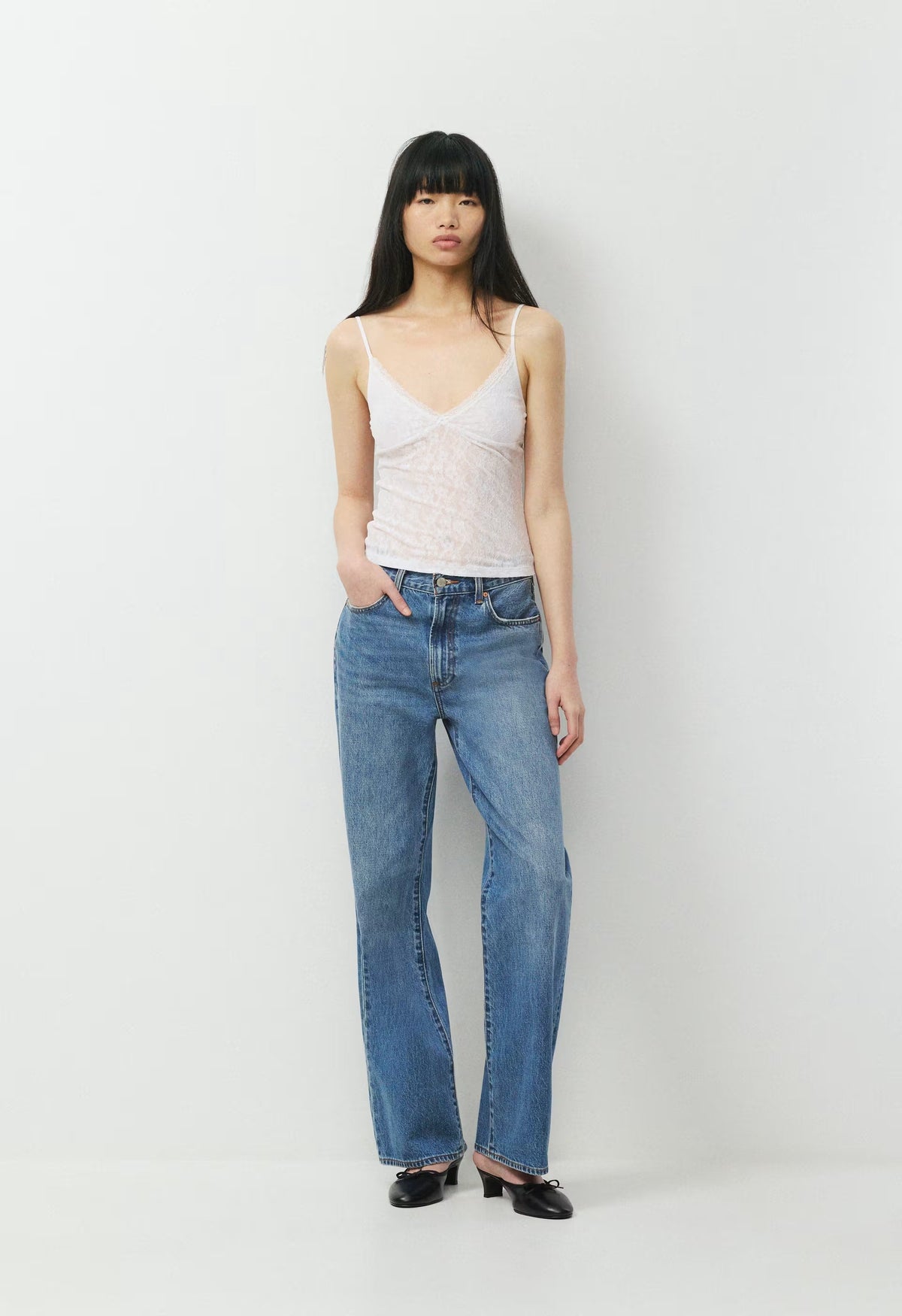 Locket Camisole - WHITE