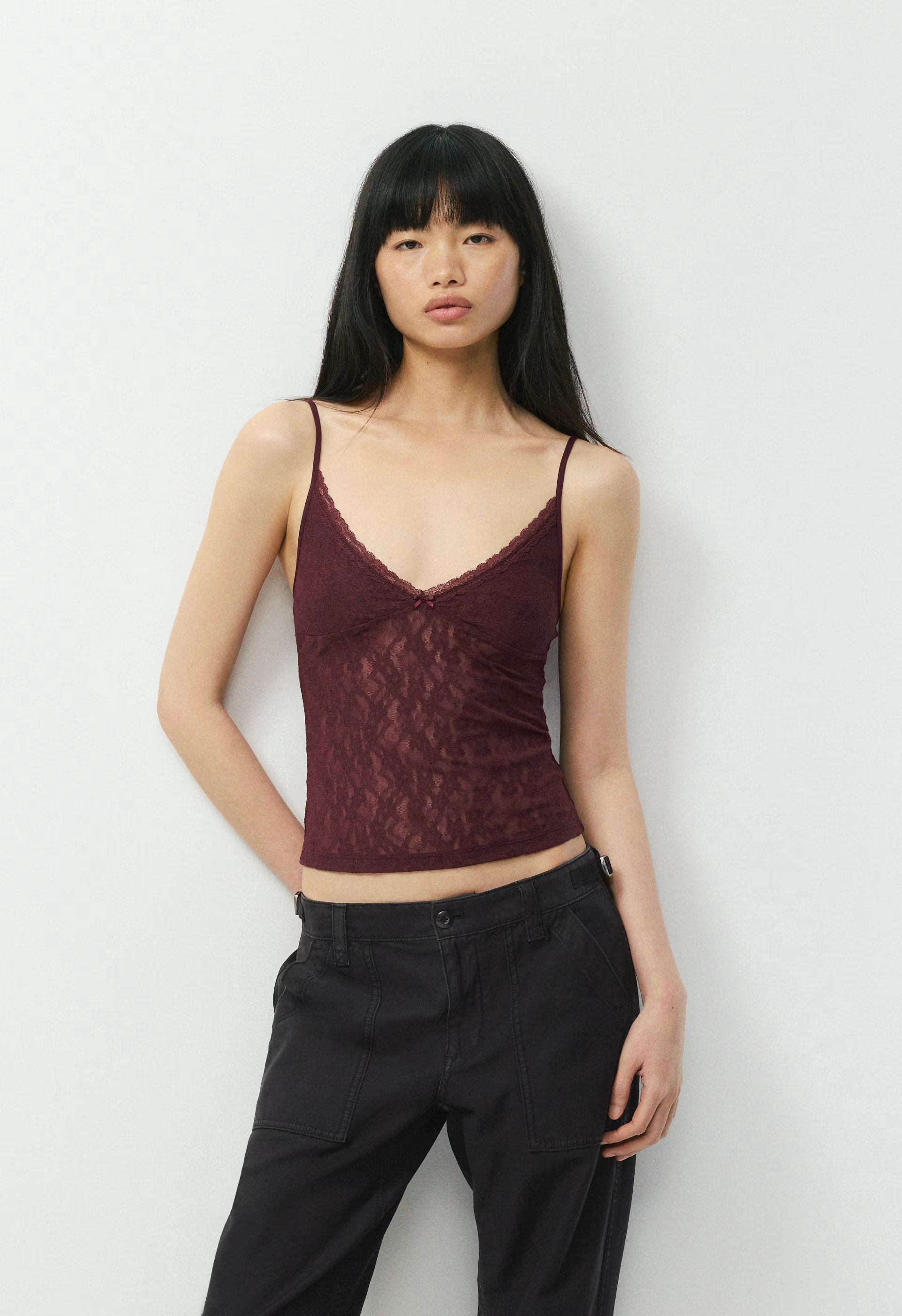 Locket Camisole - GALA PLUM