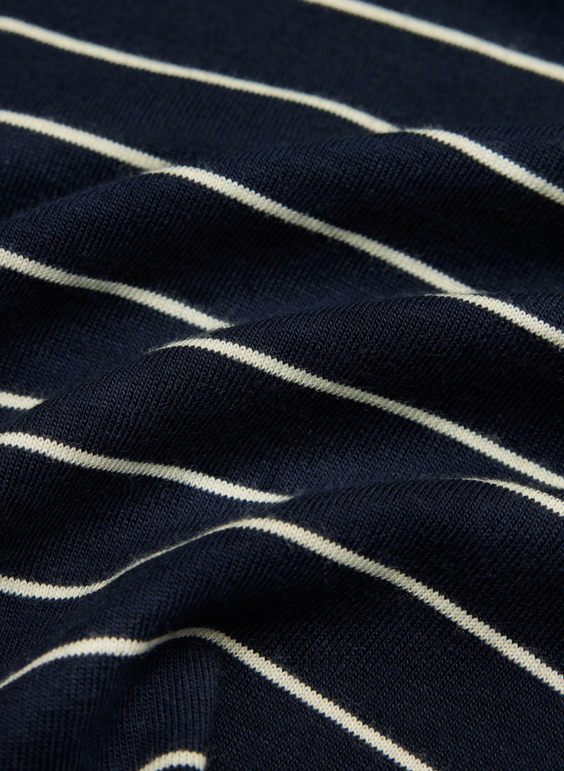 CottonWhisk™ Emma 3/4 Sleeve T-Shirt - ADMRL NVY/BTR YLW
