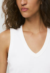 InterLock Cotton Foyer Top - WHITE