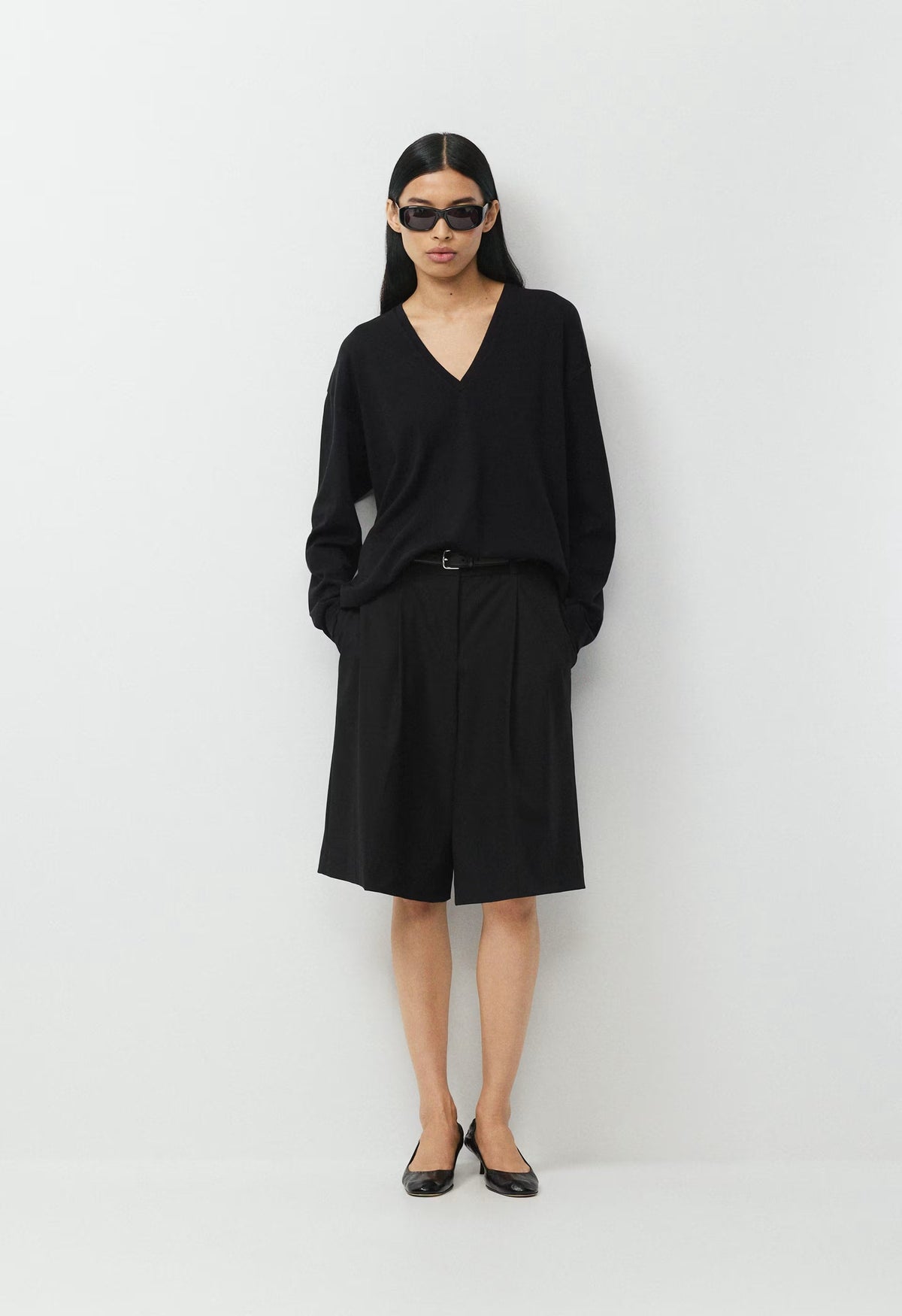 InterLock Cotton Mobile Longsleeve - BLACK