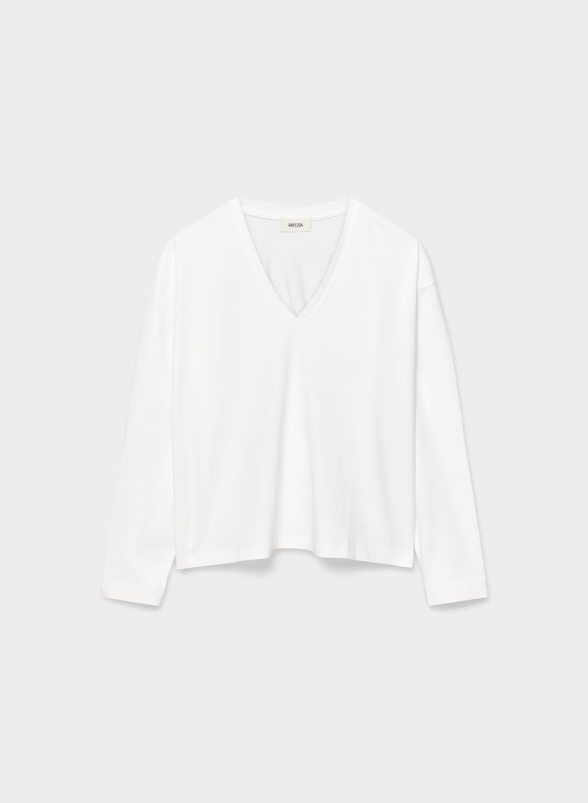 InterLock Cotton Mobile Longsleeve - WHITE